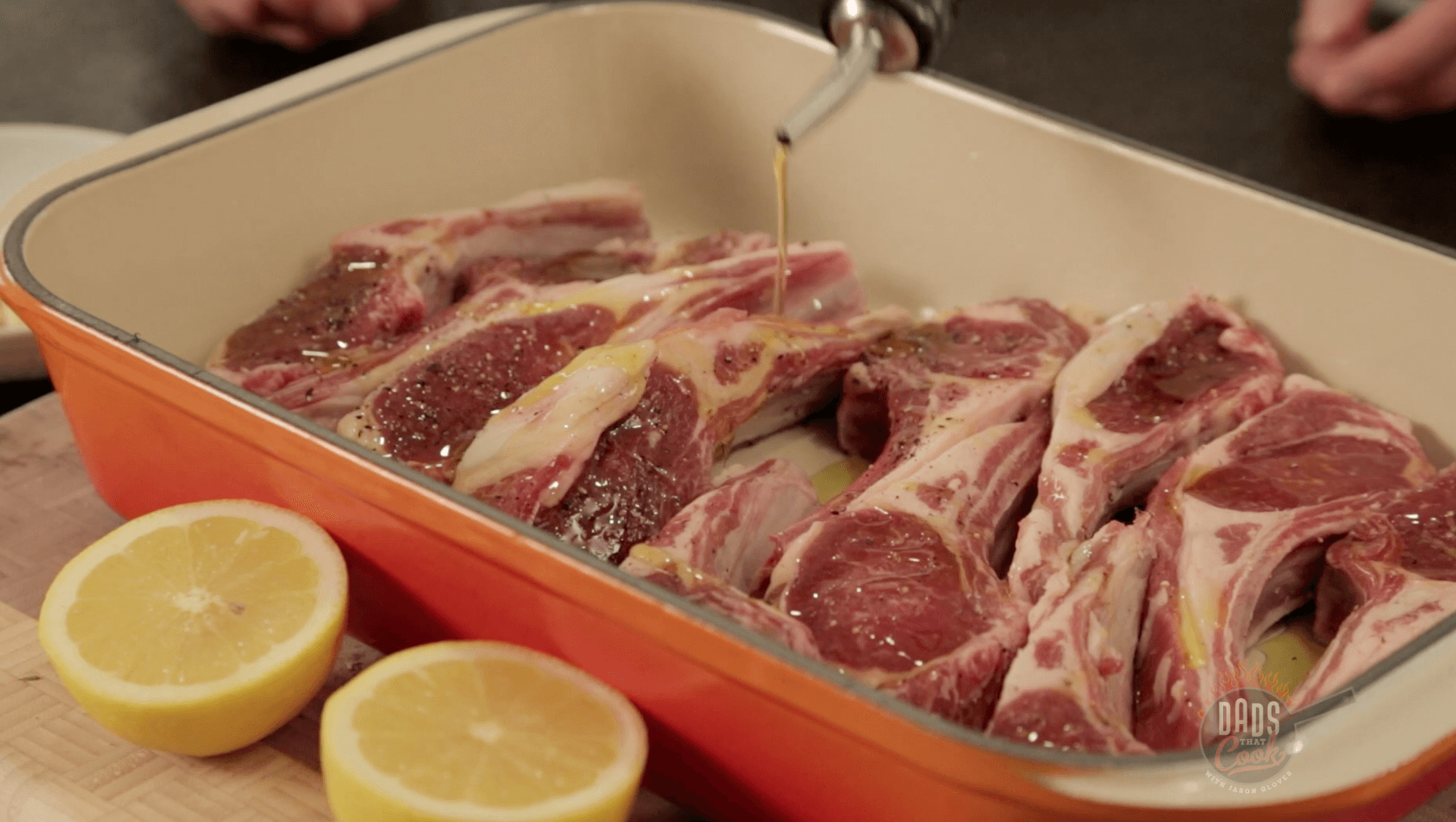 GARLIC & ROSEMARY GRILLED LAMB CHOPS – Dads That Cook