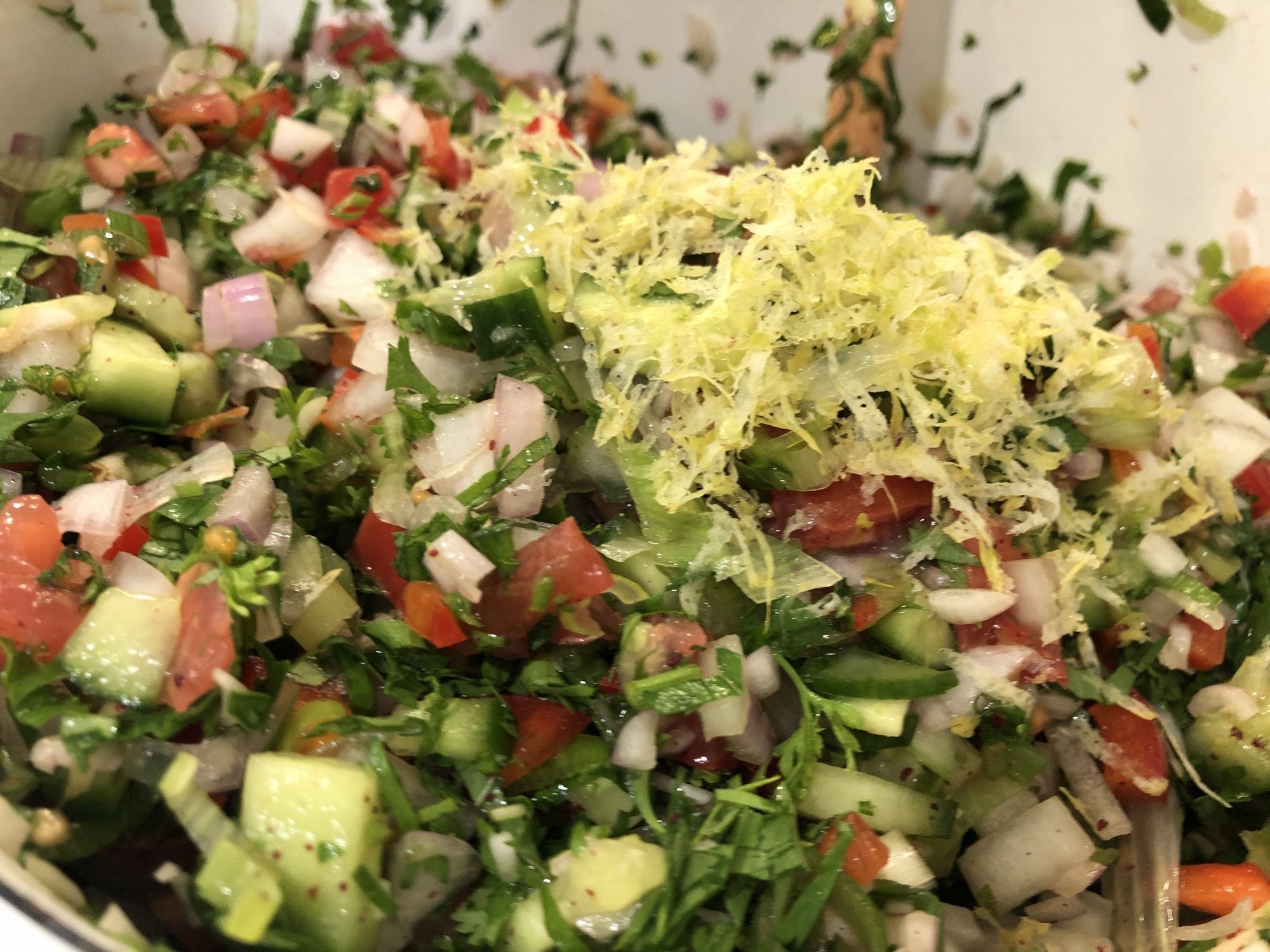 ISRAELI CHOPPED SALAD – Dads That Cook