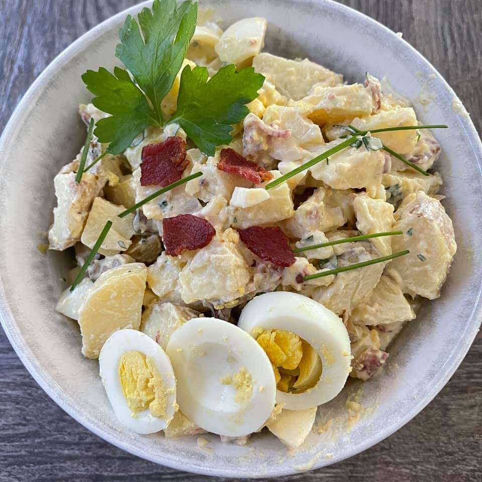 POTATO SALAD WITH BACON – Dads That Cook