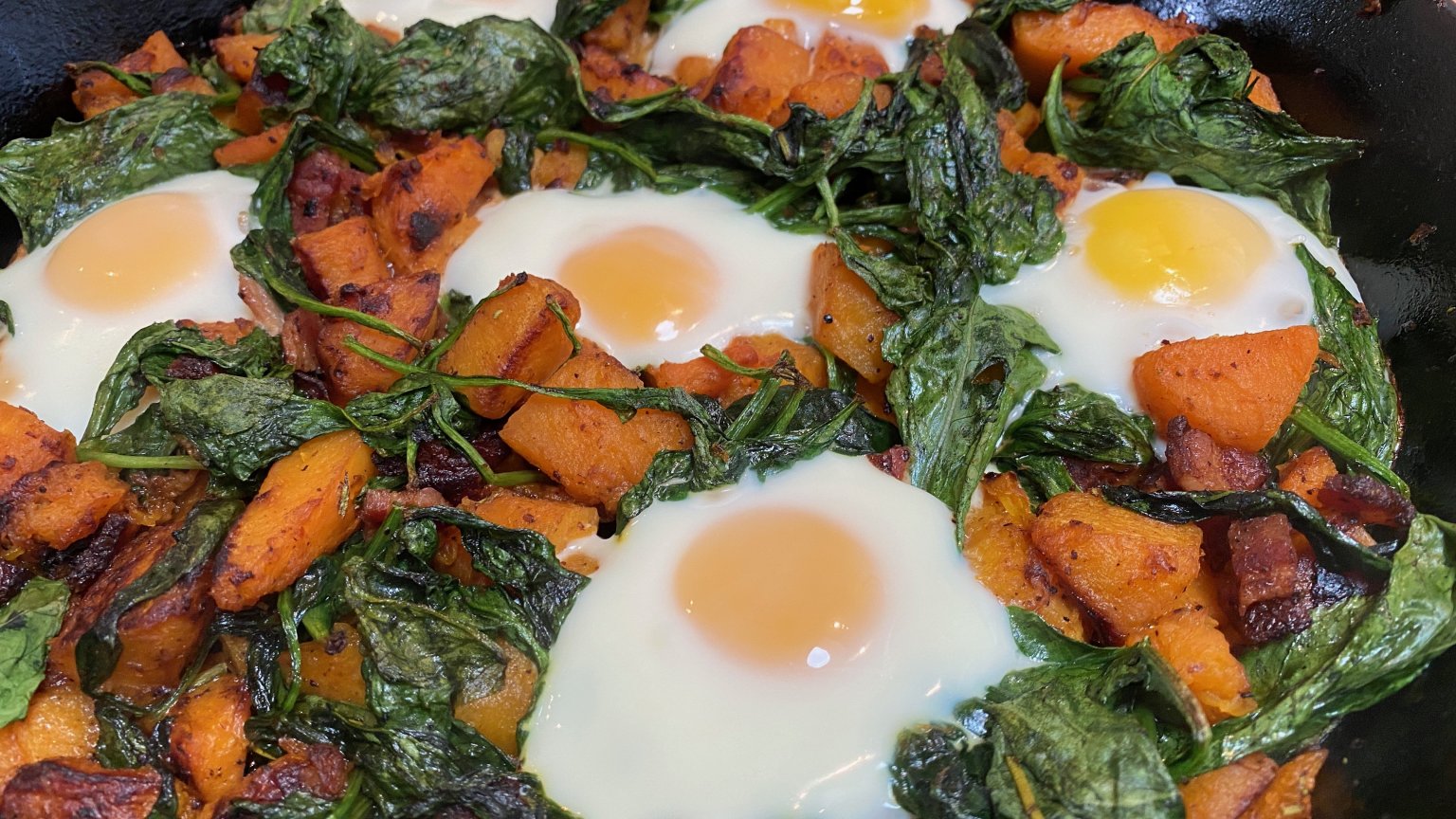 SWEET POTATO BACON BREAKFAST HASH – Dads That Cook