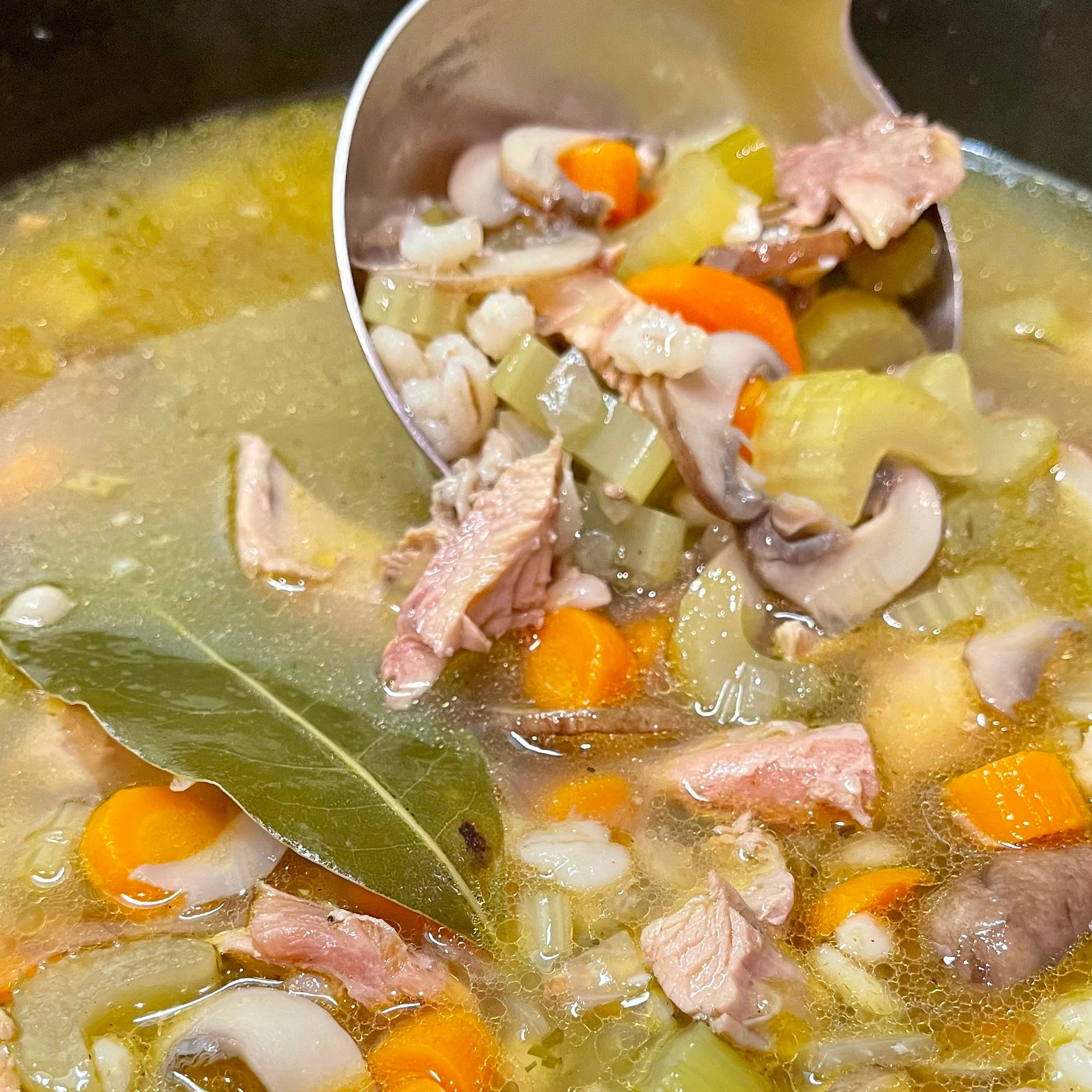 HOMEMADE TURKEY SOUP – Dads That Cook