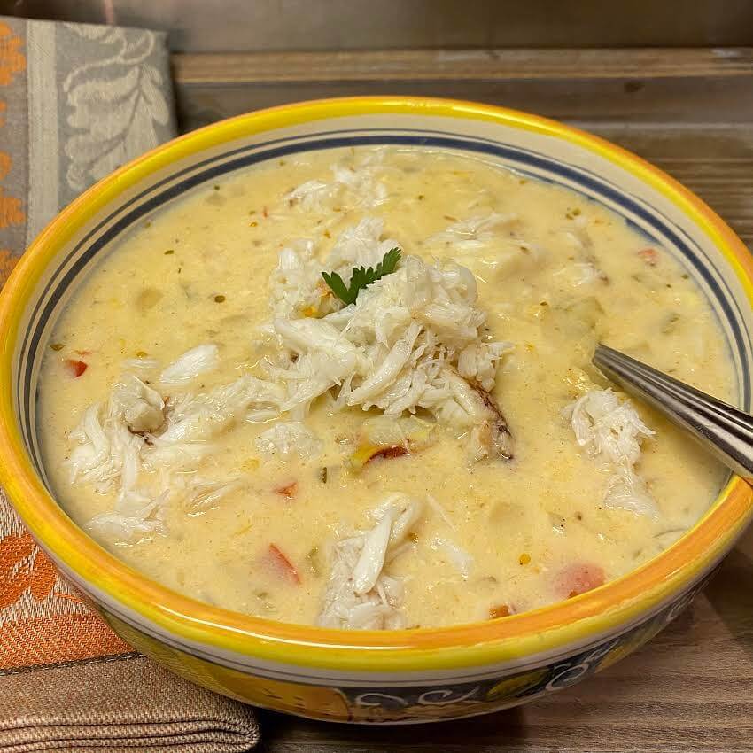 CRAB AND CORN BISQUE – Dads That Cook