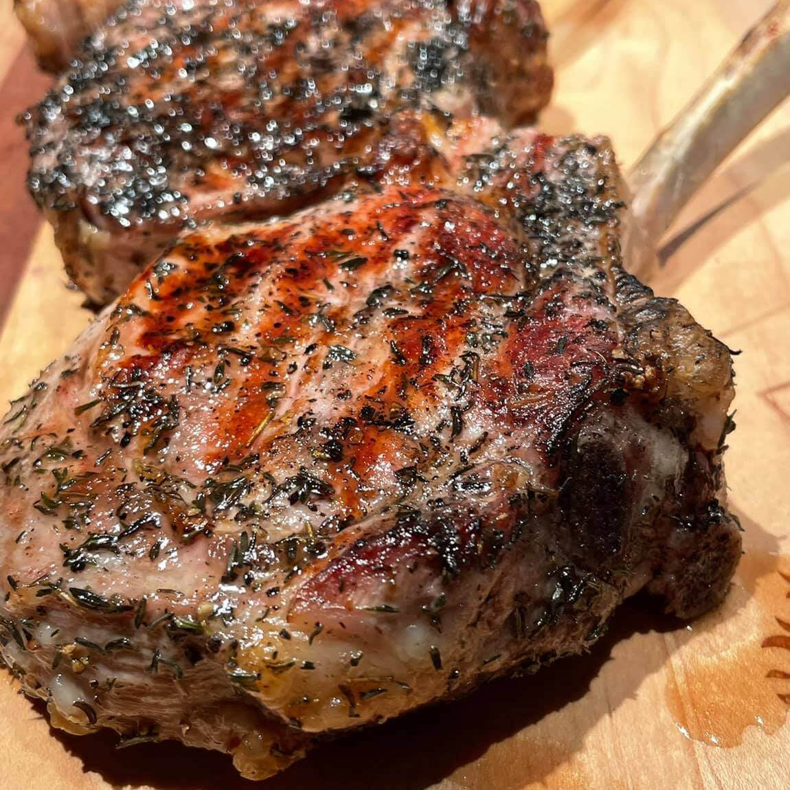 BBQ Veal Chops