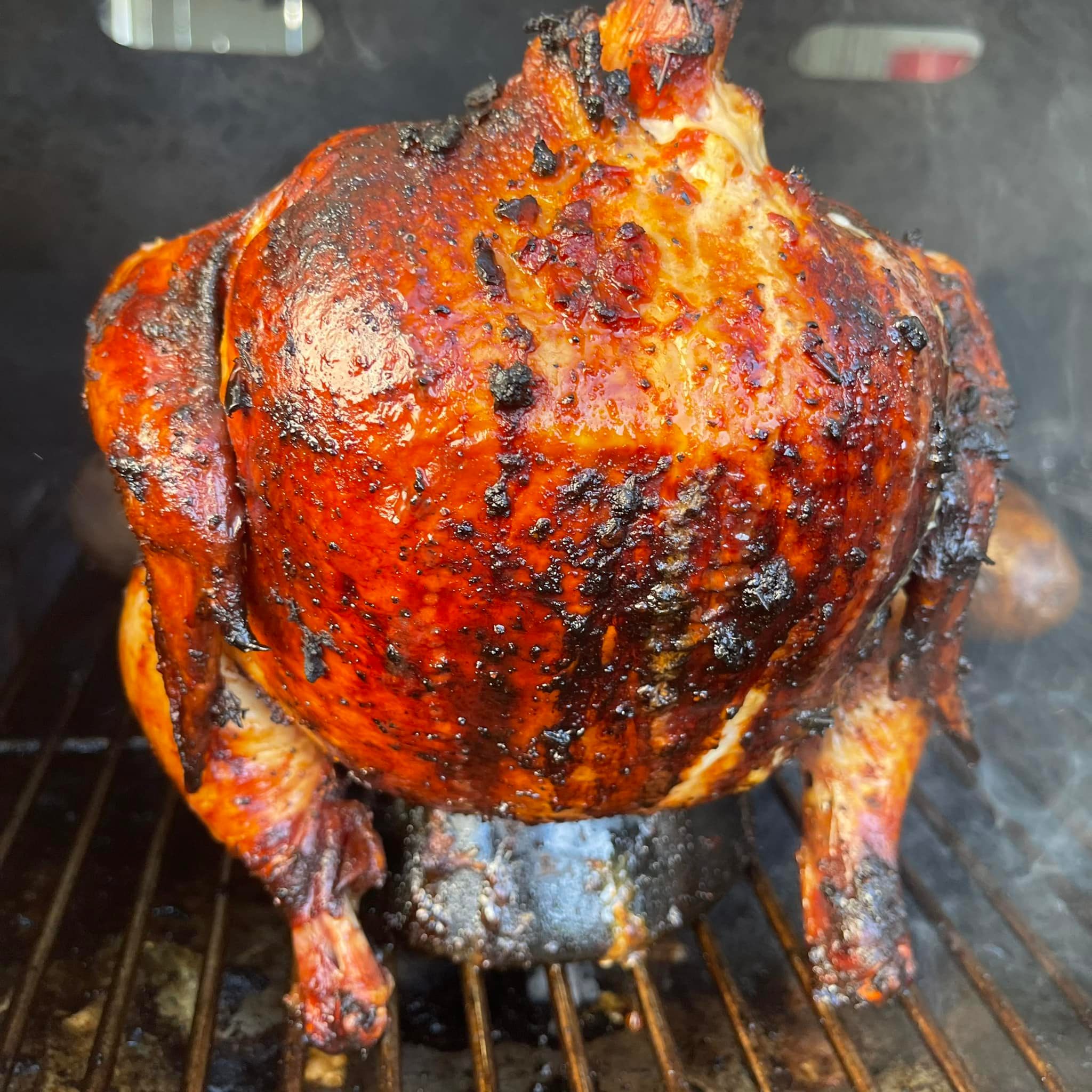 HARISSA SMOKED BEER CAN CHICKEN
