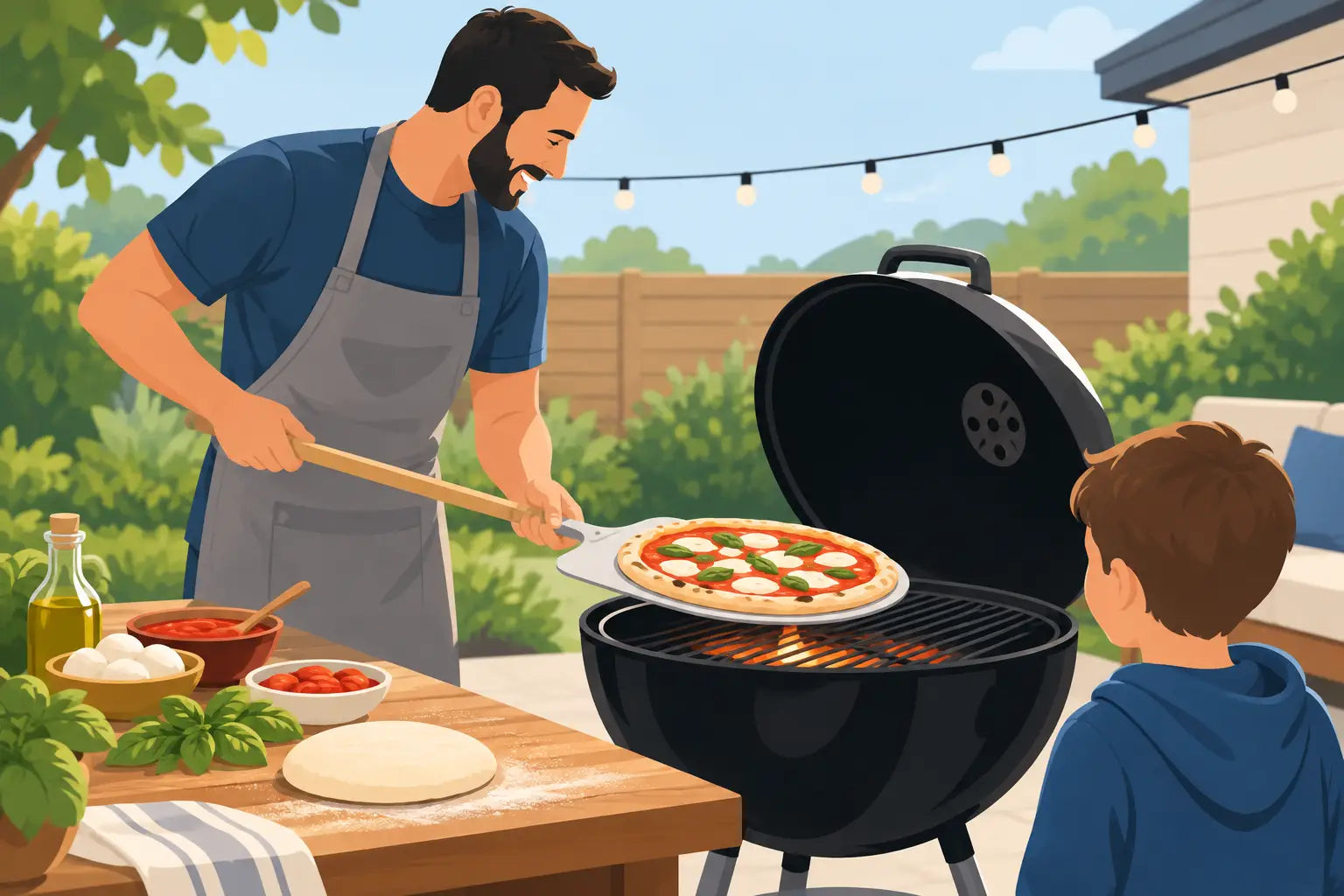 A Dad's Guide to Backyard Pizza Grilling