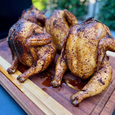 SWEET & SPICY BEER CAN CHICKEN