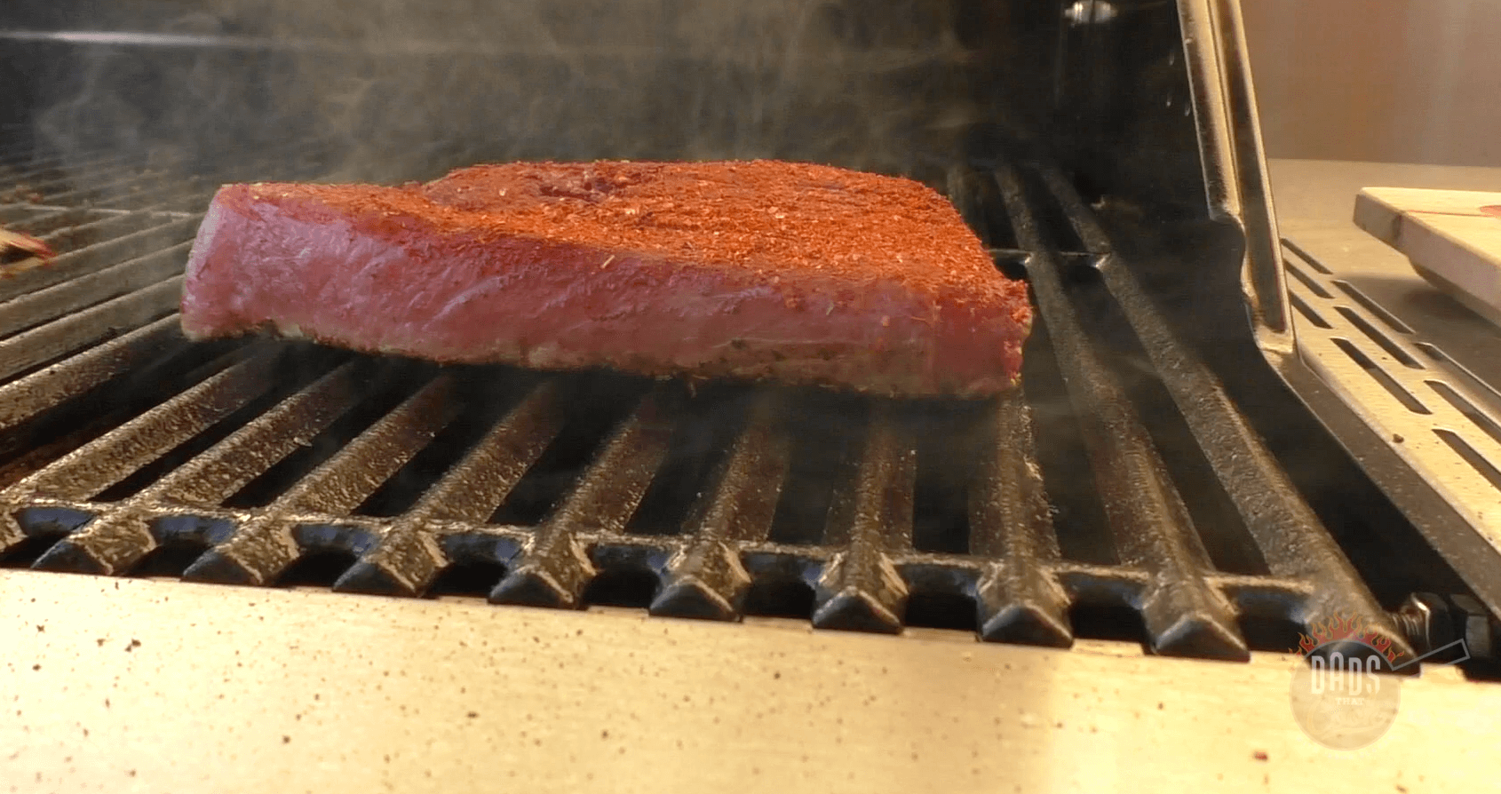 SEARED AHI TUNA WITH WASABI-TERIYAKI SAUCE