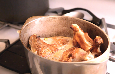 BELGIAN BEER BRAISED CHICKEN LEGS