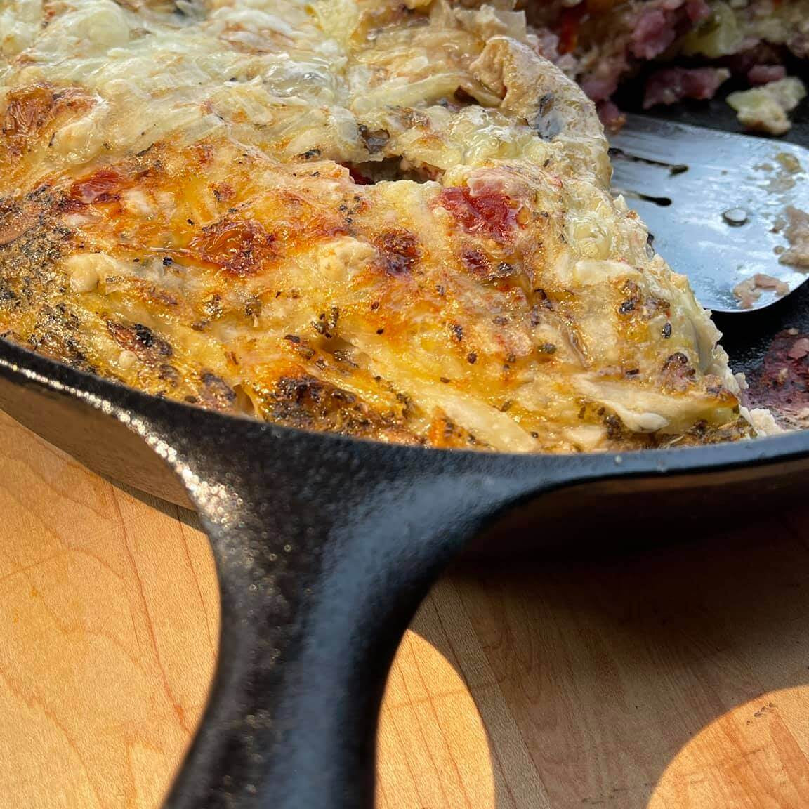 BREAKFAST POTATO BACON CHEESE BAKE