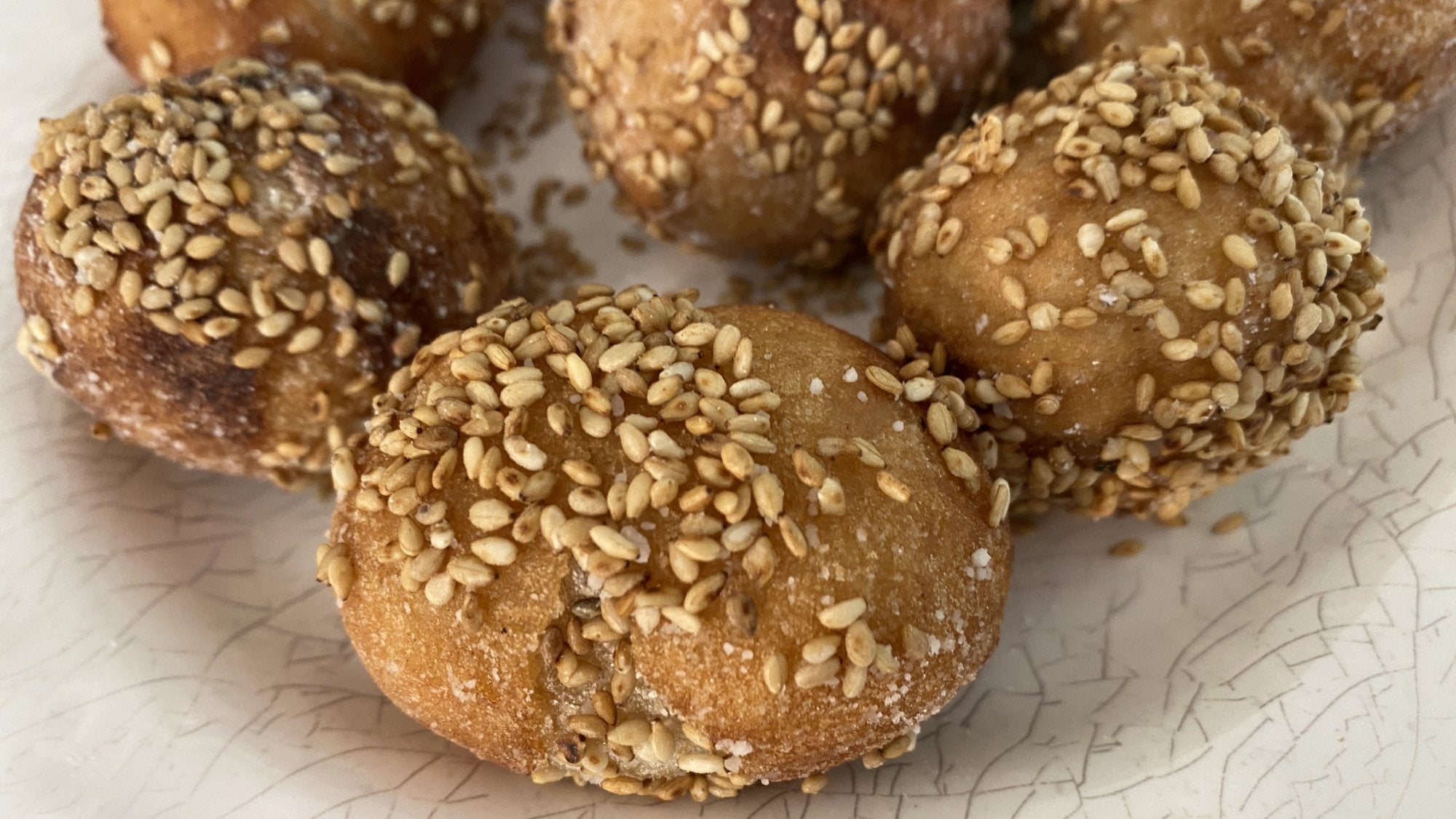 CHOCOLATE FILLED SESAME BALLS