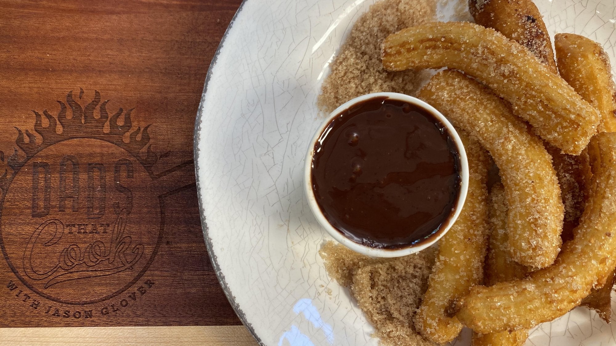 CHURROS WITH CHOCOLATE SAUCE
