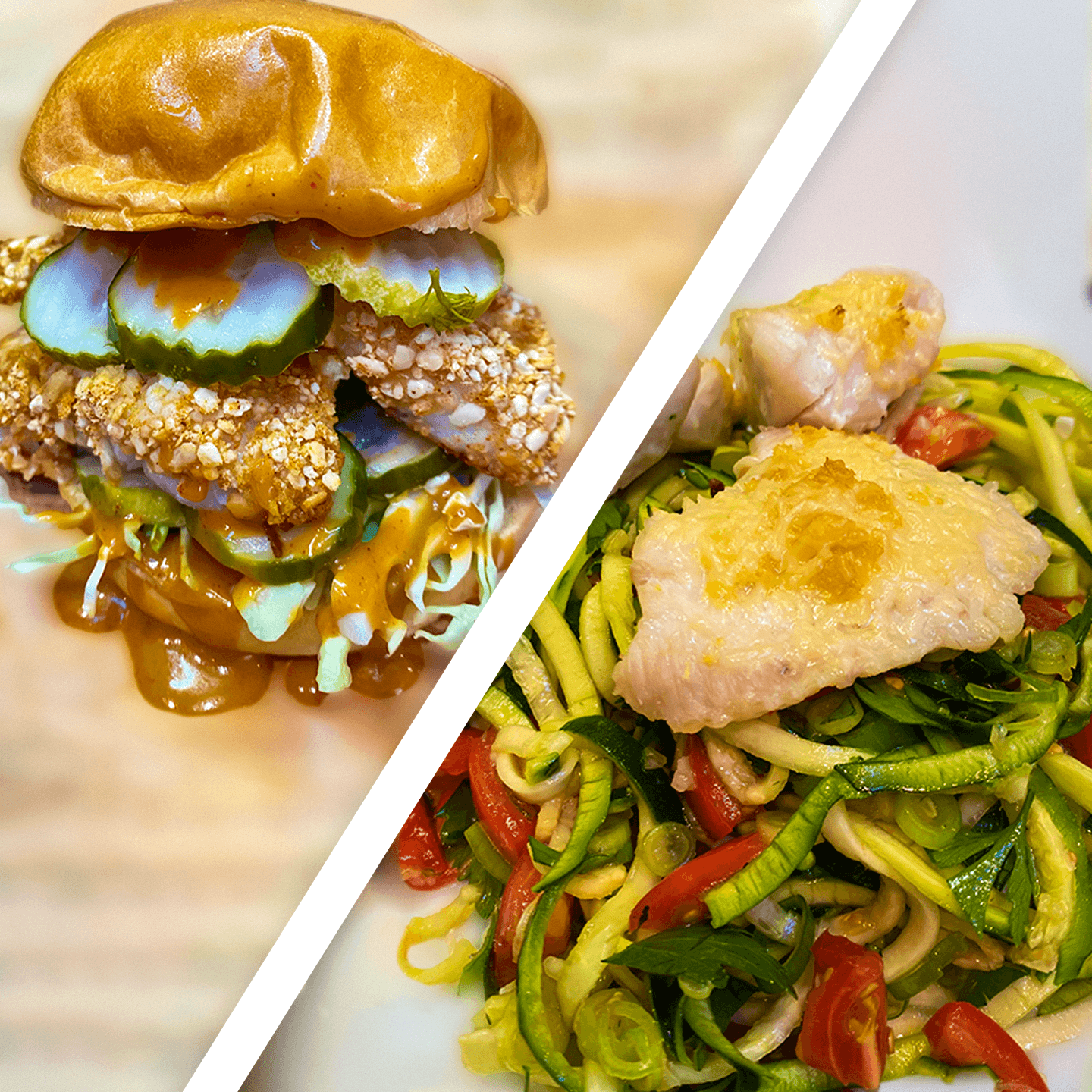 CRISPY BAKED COD TWO WAYS