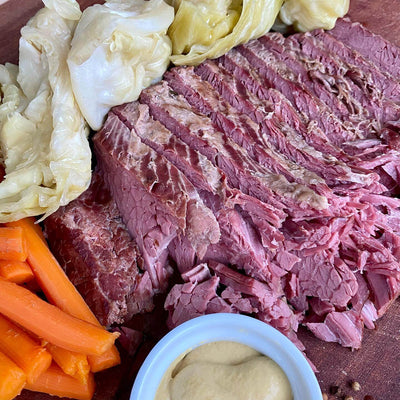 INSTANT POT CORNED BEEF BRISKET AND CABBAGE