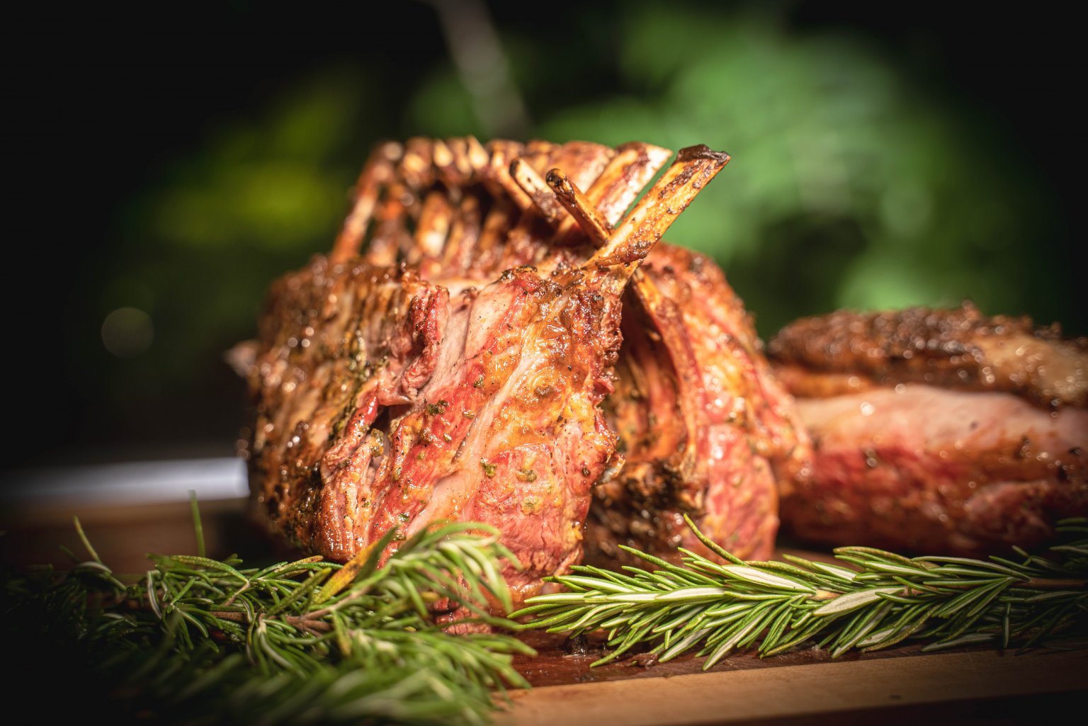 DIJON CRUSTED RACK OF LAMB