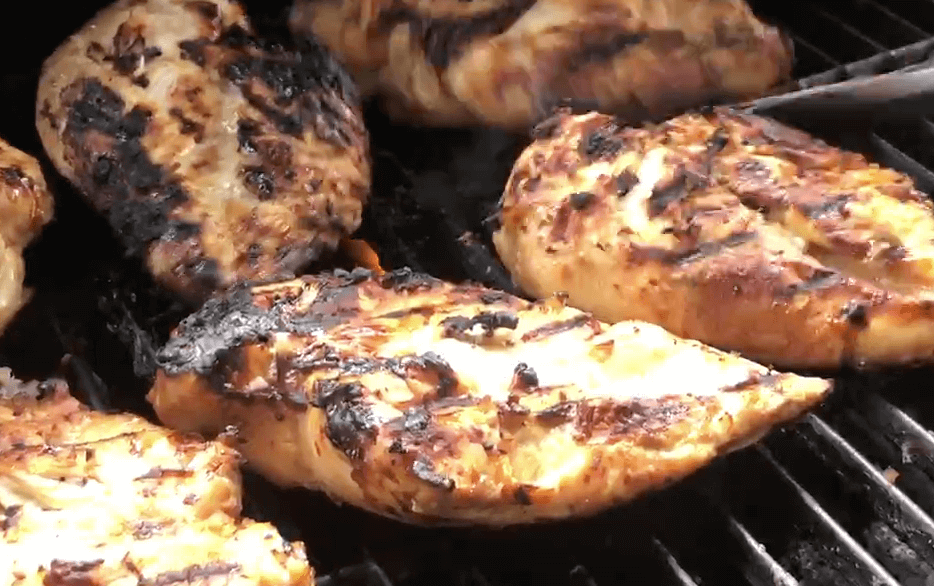 ASIAN GRILLED CHICKEN WITH FRIED RICE & PICKLED VEGGIES