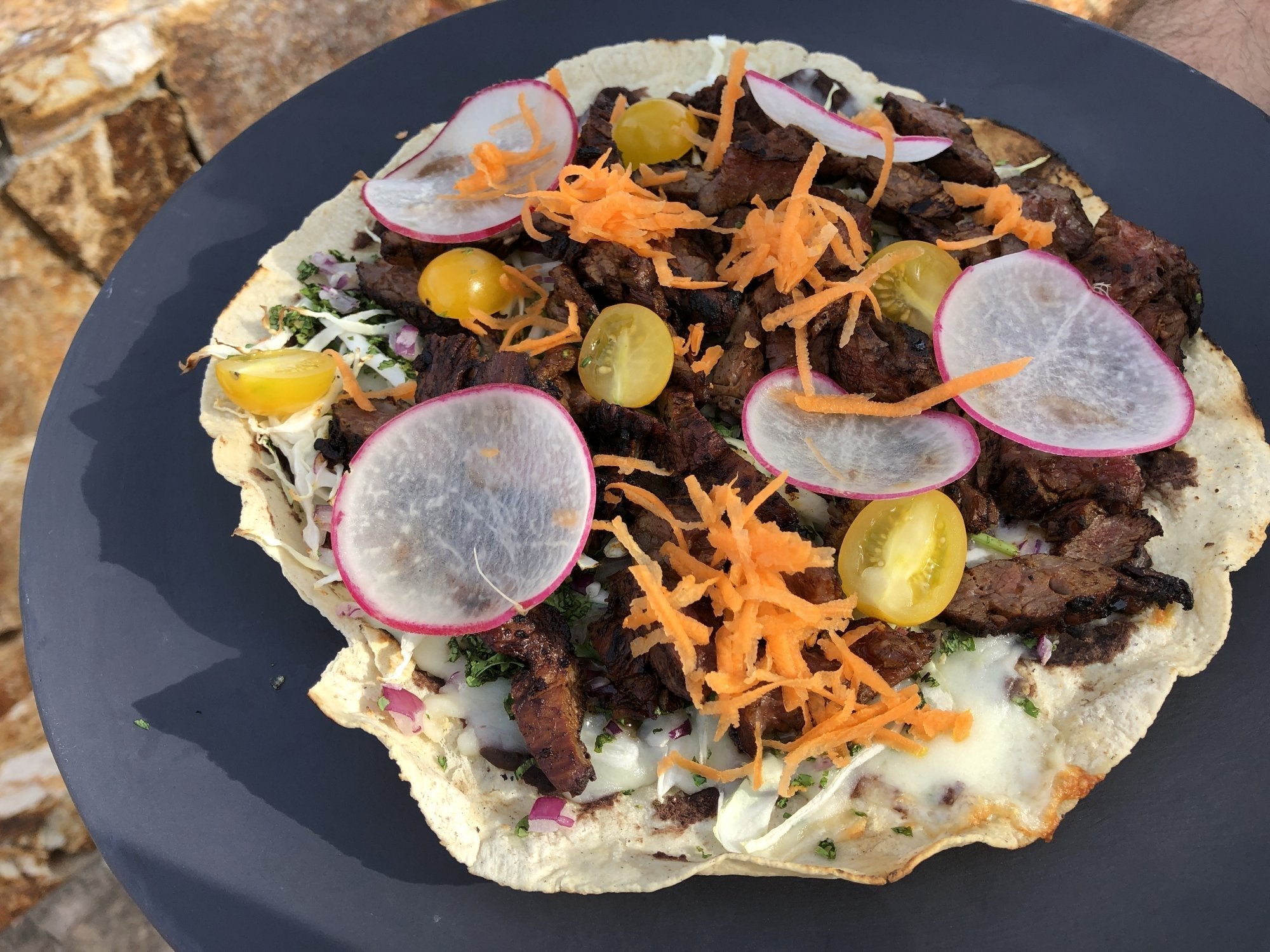 GRILLED MARINATED FLANK STEAK OAXACAN TLAYUDA