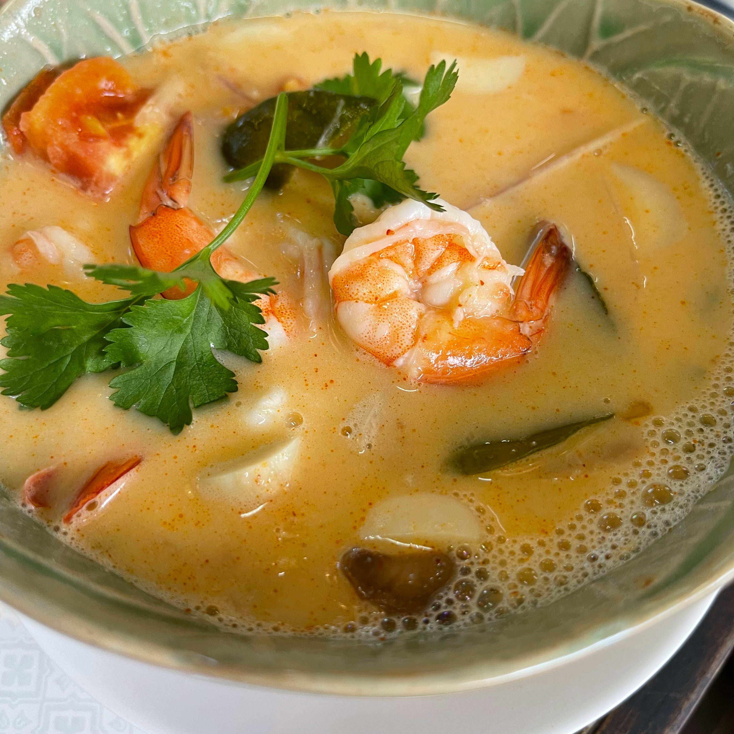 HOT & SOUR PRAWN SOUP