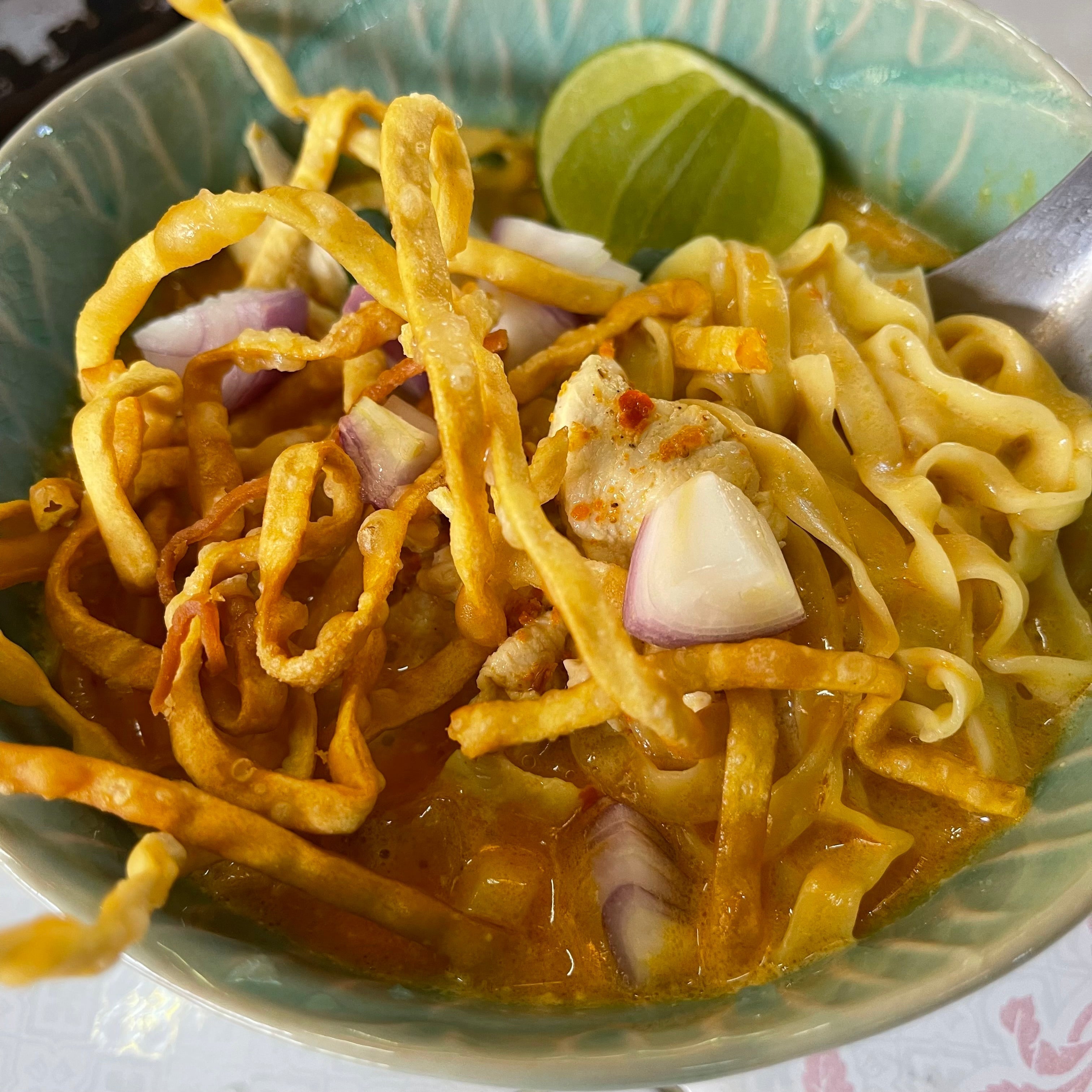 THAI CURRY CHICKEN NOODLE SOUP