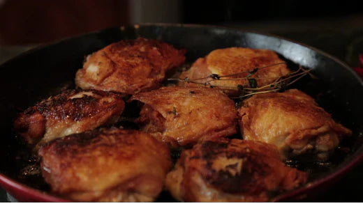 CRISPY CHICKEN THIGHS