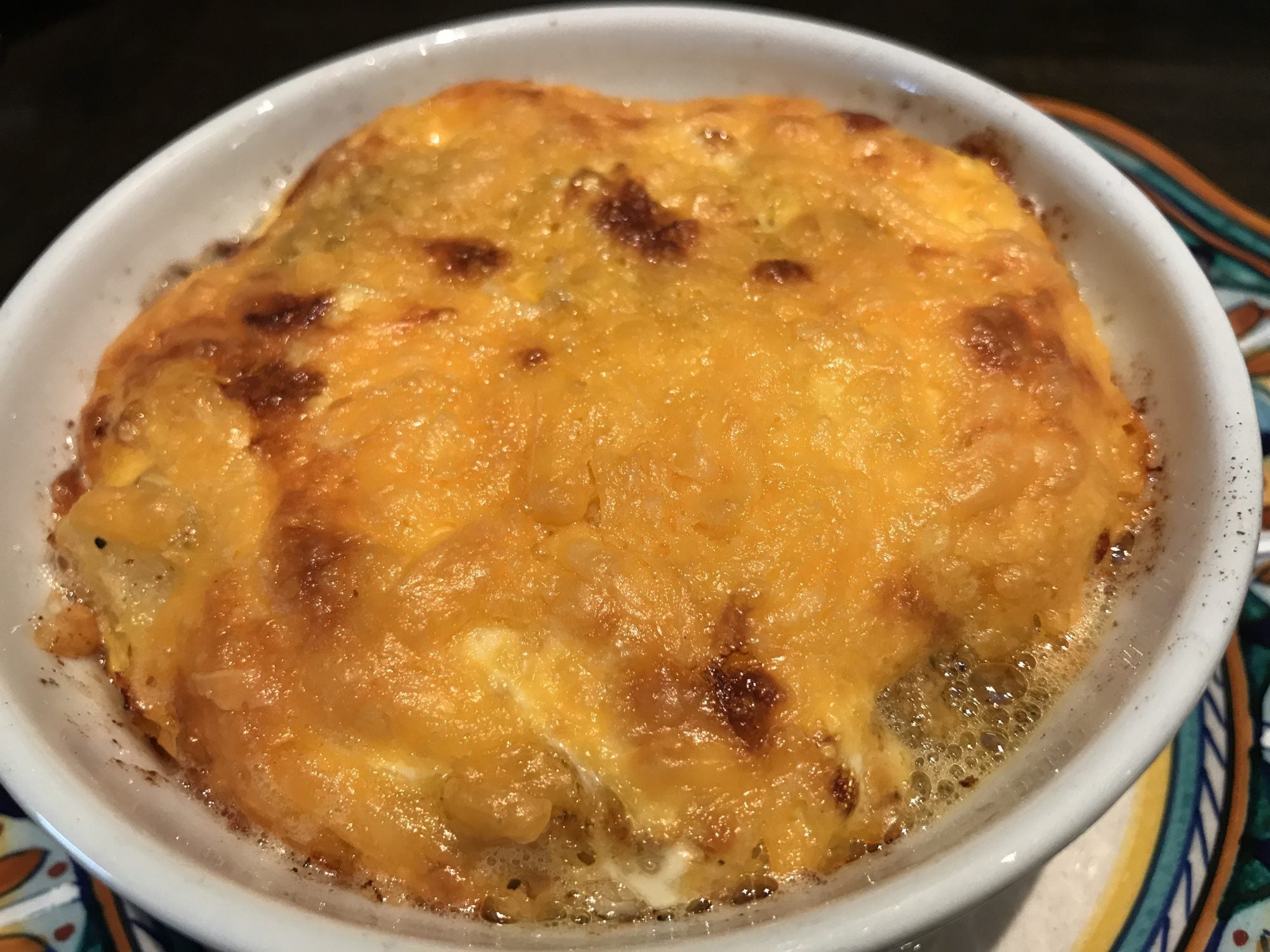 CHEESY POTATO AND EGG SOUFFLÉ