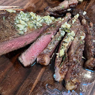 WAGYU RIBEYE WITH COMPOUND BUTTER