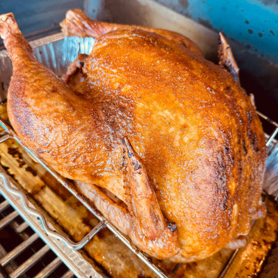 PERSIMMON GLAZE NO-BRINE SMOKED TURKEY