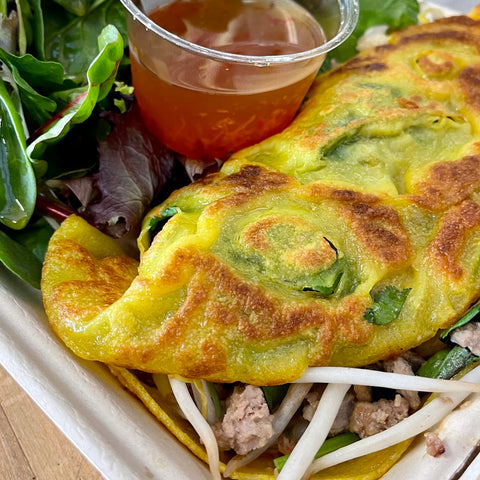 VIETNAMESE CREPE WITH PORK & SHRIMP (BAHN XEO)