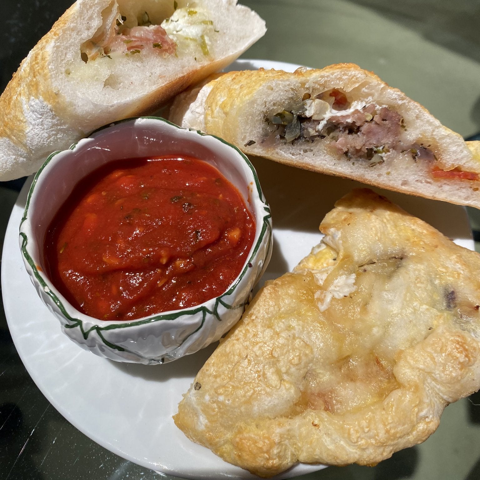 HOMEMADE CALZONES