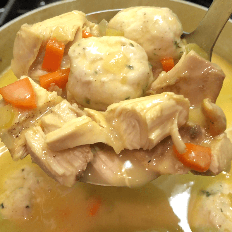 DAIRY FREE CHICKEN & DUMPLINGS
