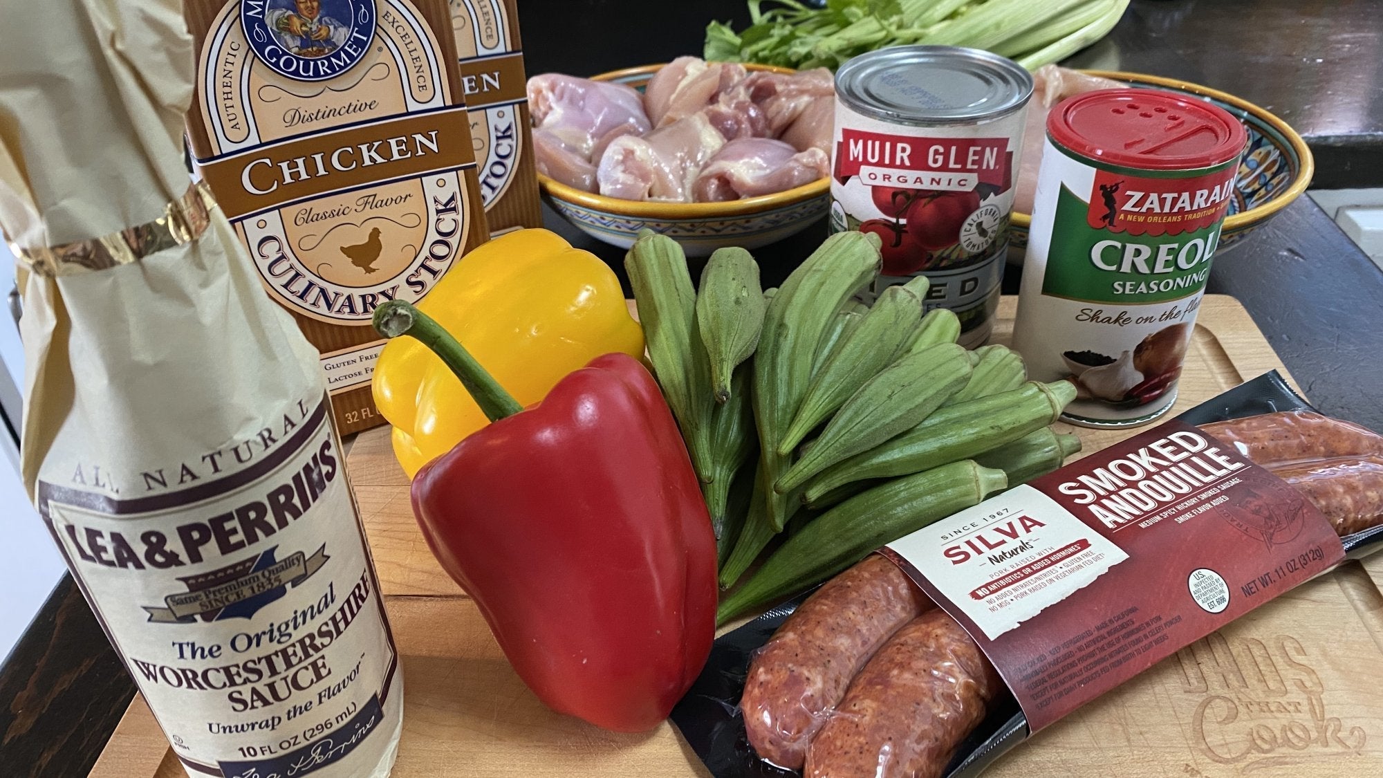 CHICKEN & SAUSAGE JAMBALAYA