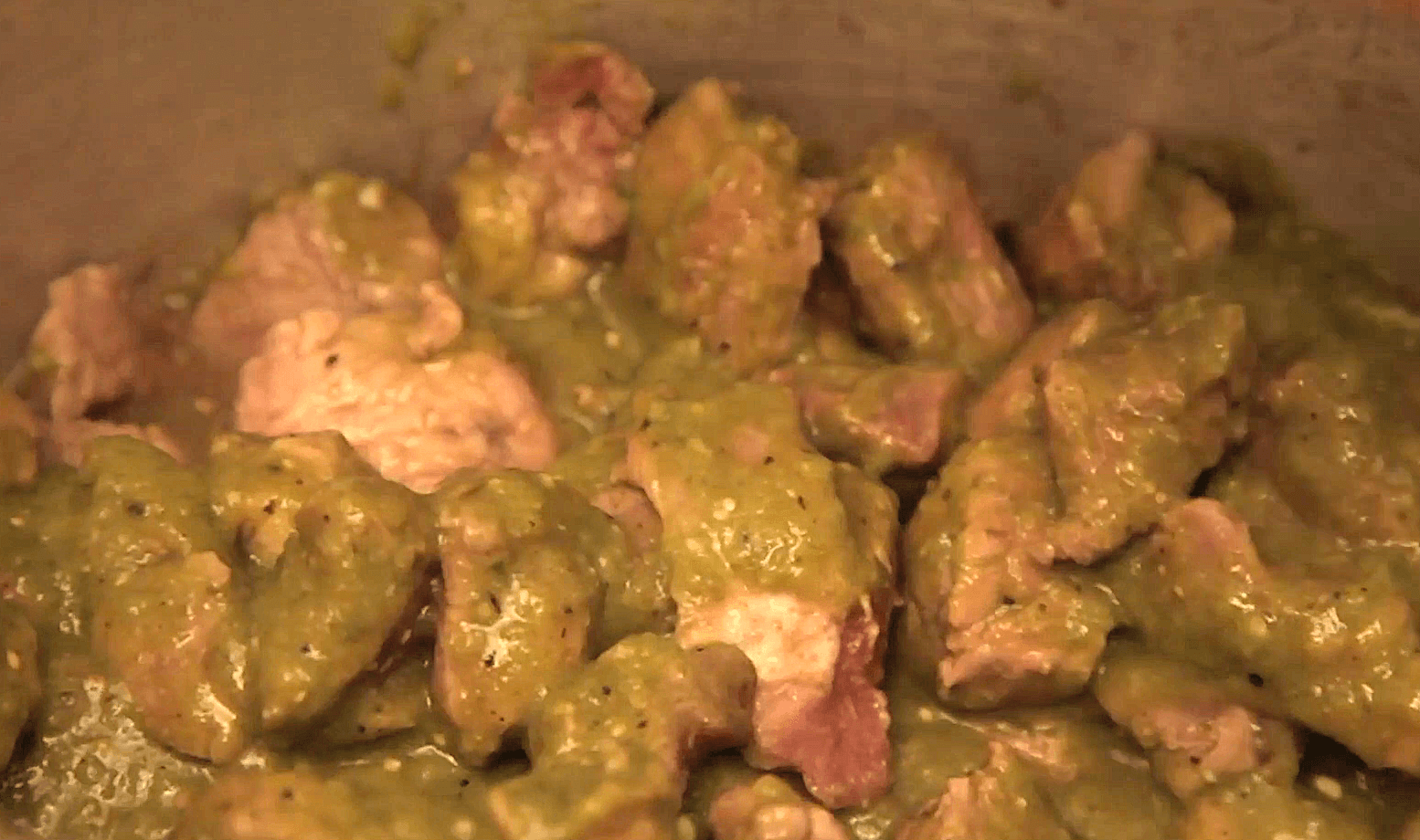 CHILE VERDE - SLOW ROASTED PORK SHOULDER WITH TOMATILLOS
