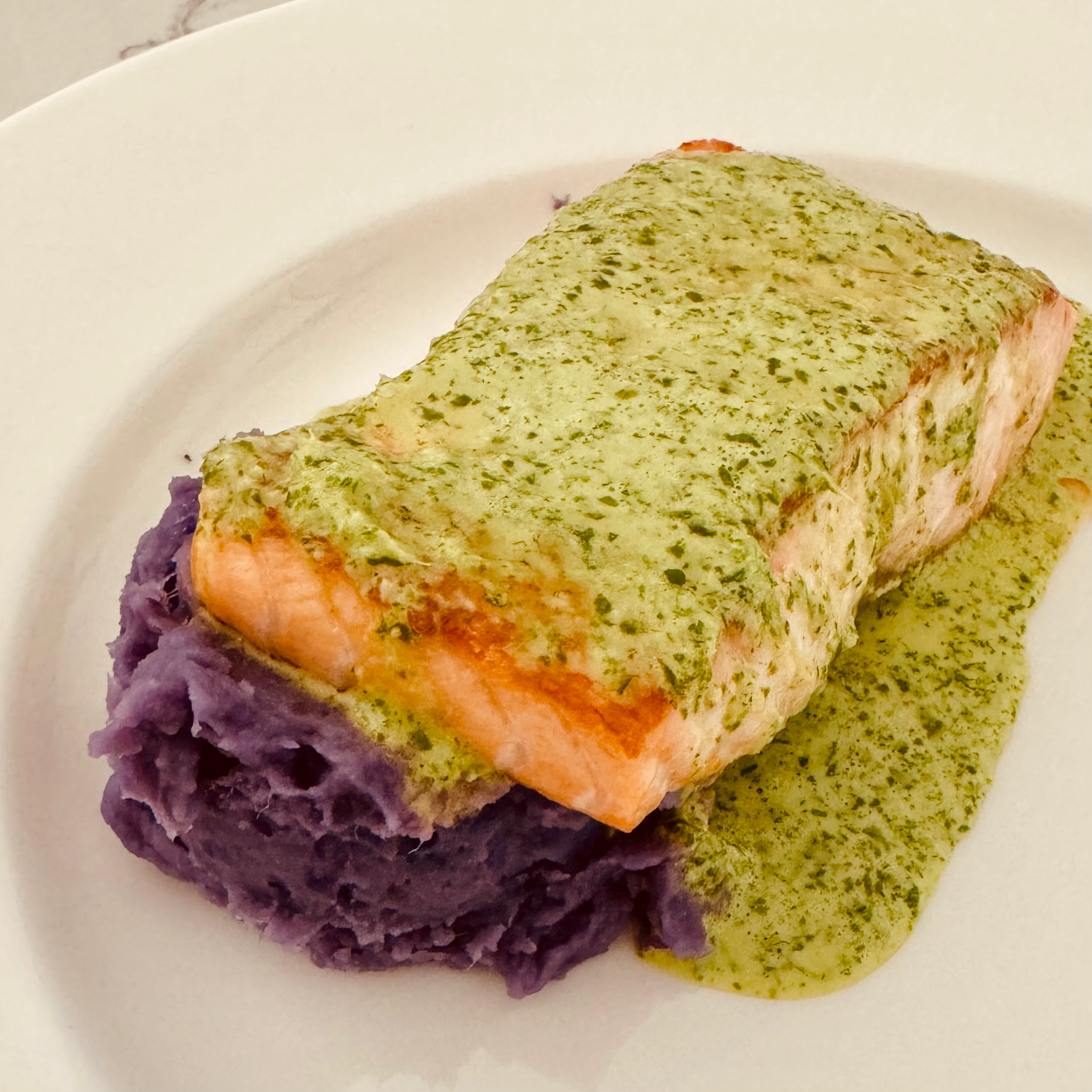 Creamy Coconut Cilantro-Lime Salmon