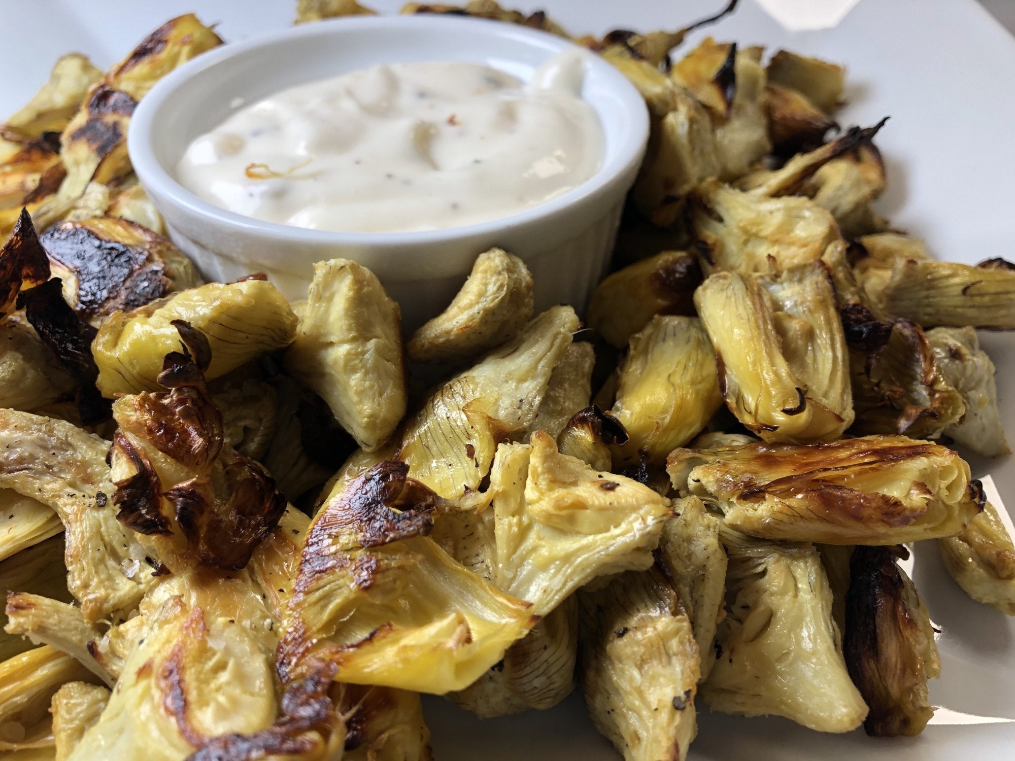 CRISPY ROASTED ARTICHOKE HEARTS