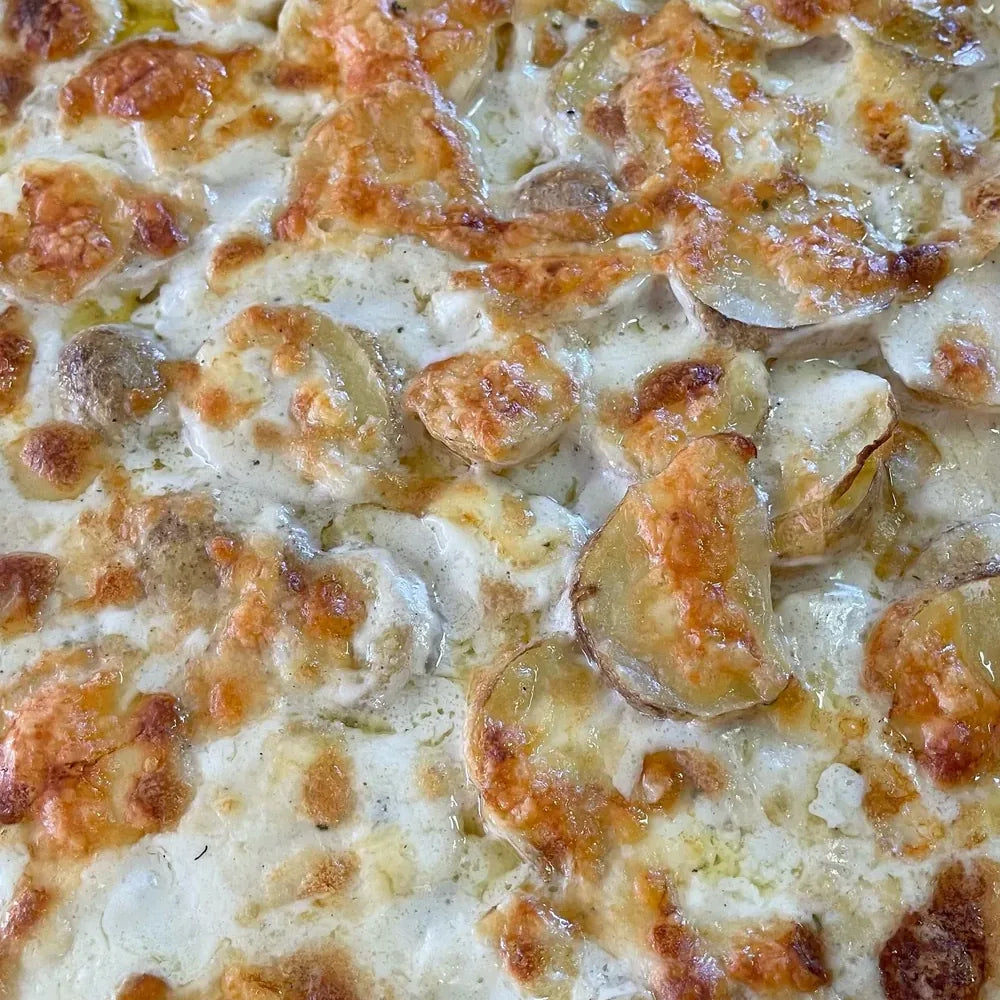 SLIGHTLY HEALTHIER SCALLOPED POTATOES