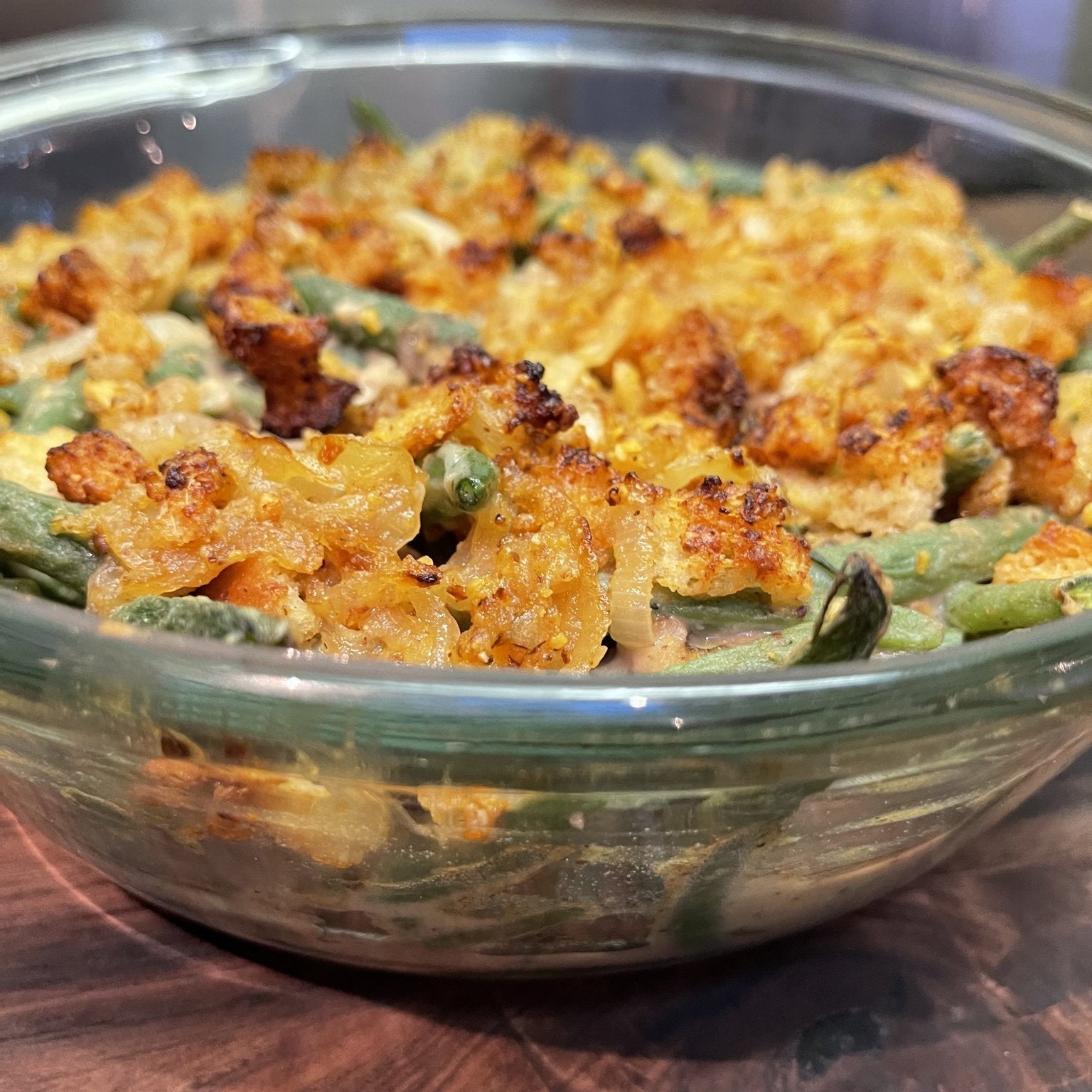 HEALTHY GREEN BEAN CASSEROLE FROM SCRATCH