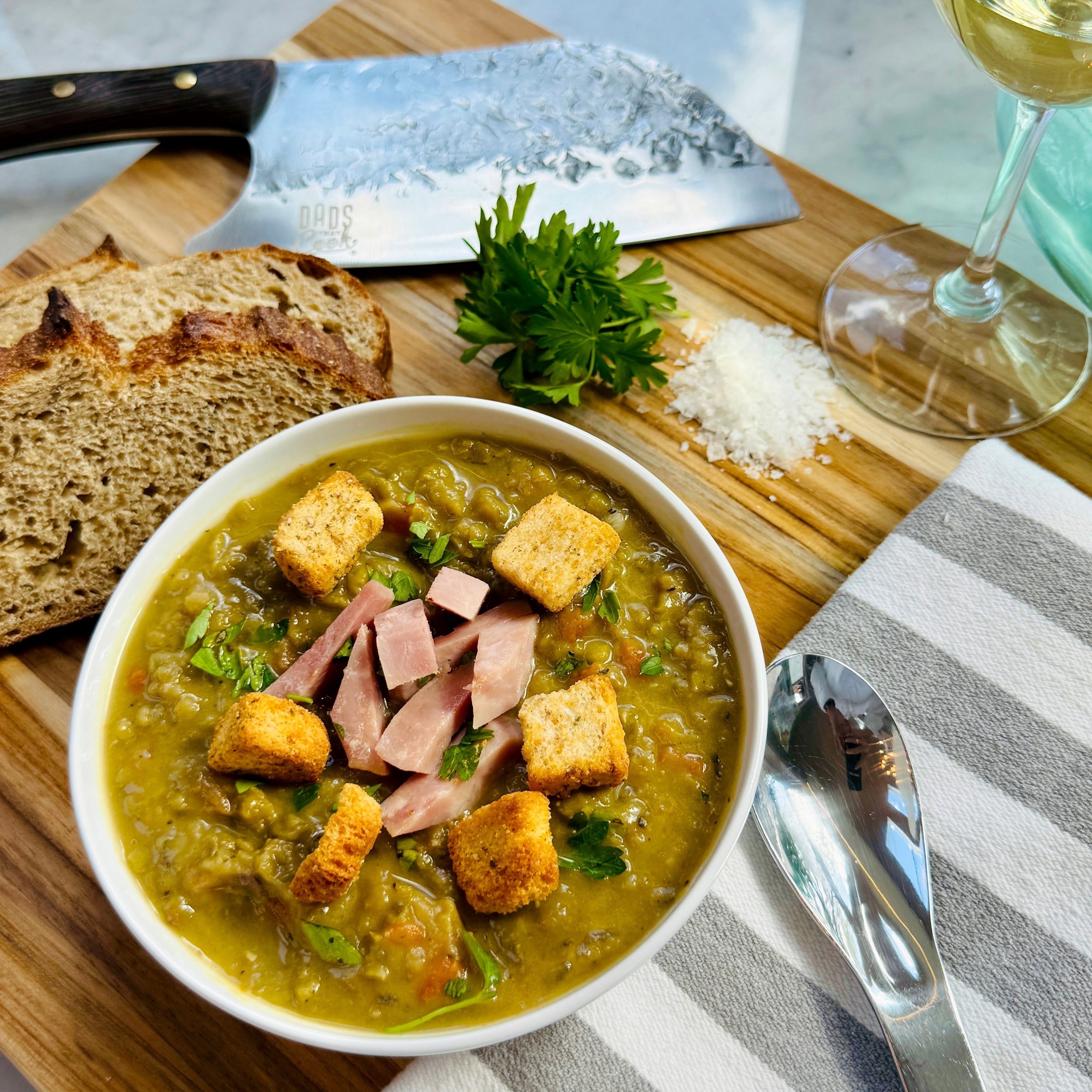 SMOKED HAM SPLIT PEA SOUP