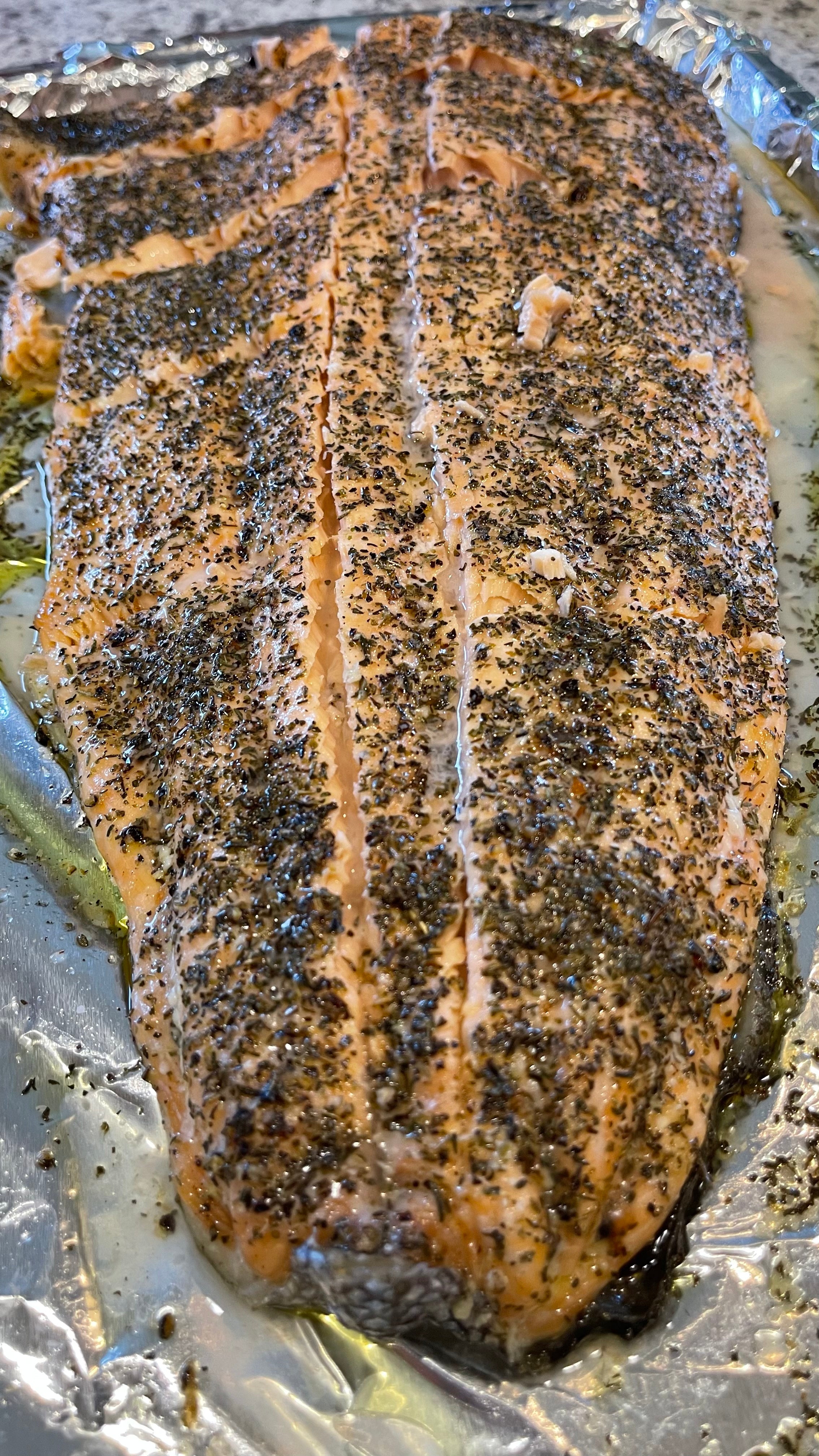 SIMPLE BAKED ALASKA KING SALMON Dads That Cook