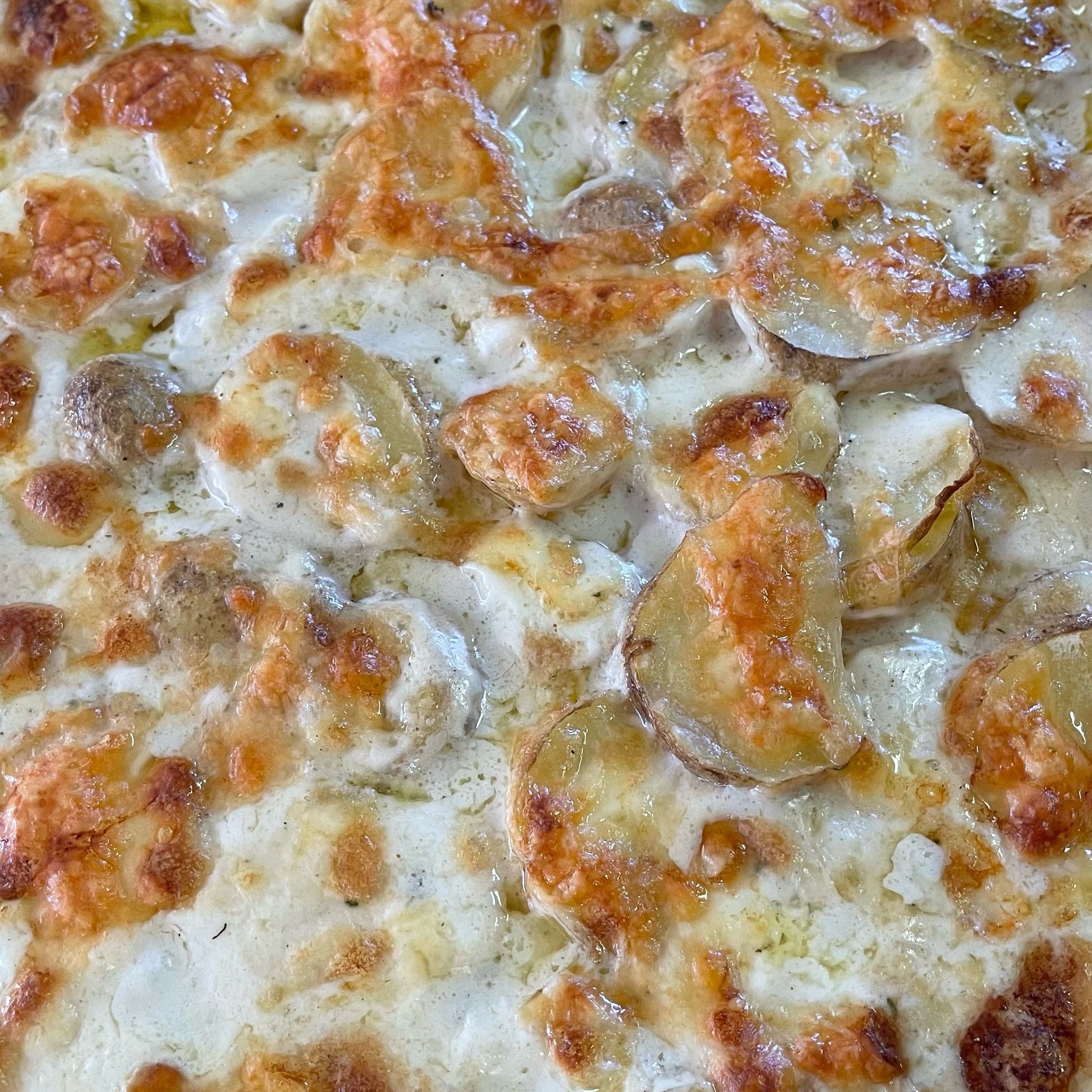 SLIGHTLY HEALTHIER SCALLOPED POTATOES