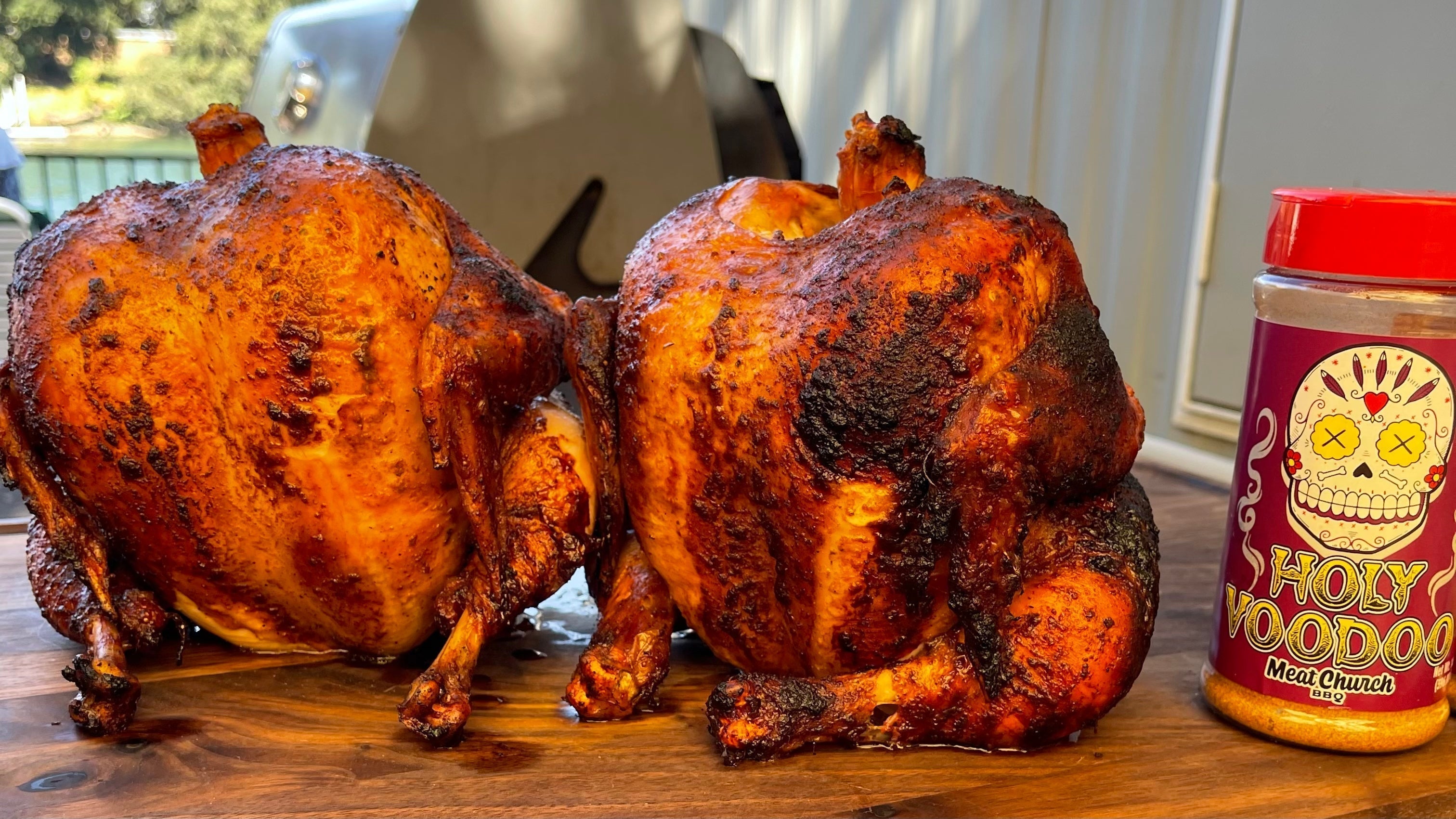 VOODOO CAJUN BEER CAN CHICKEN