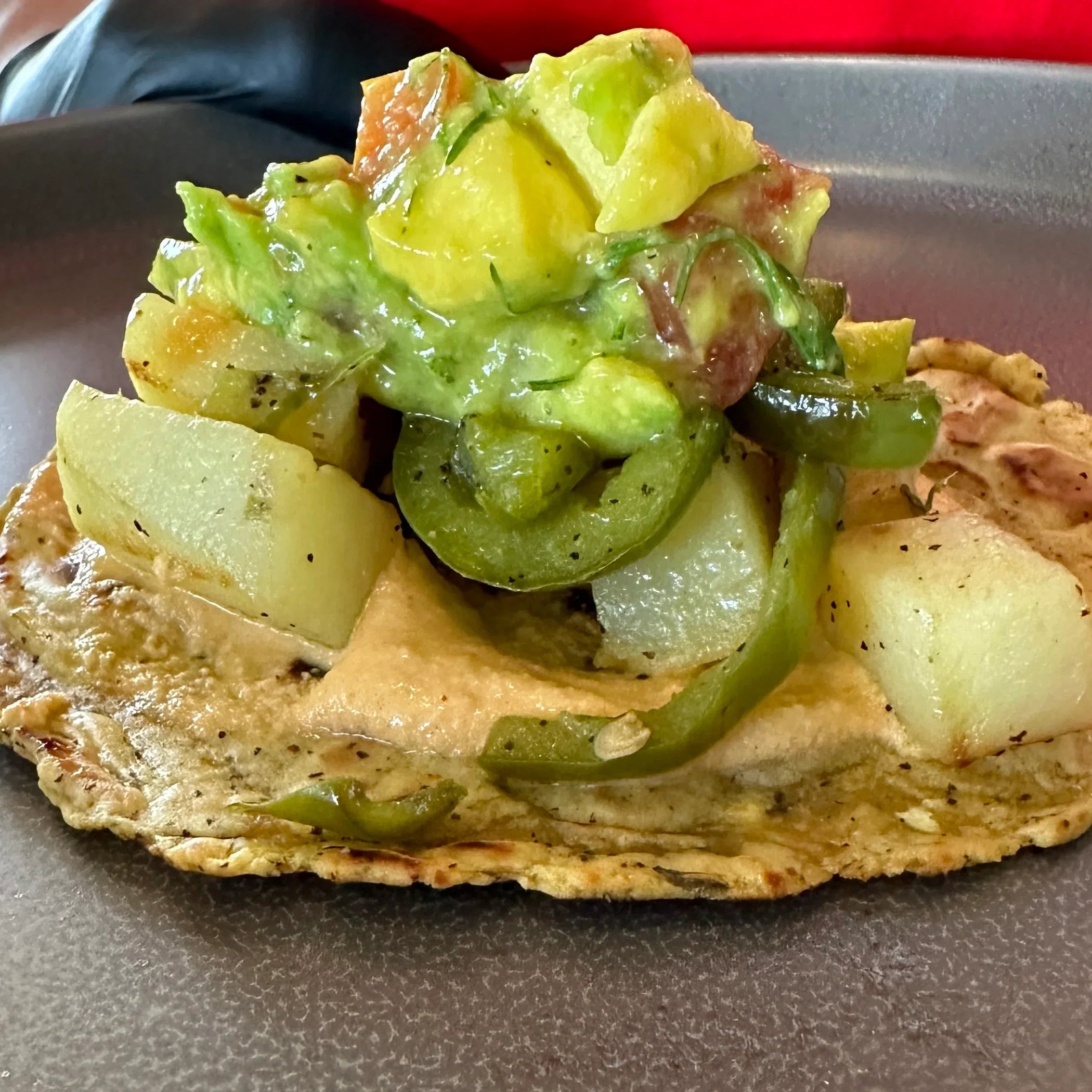 TINGA TACOS WITH JALAPEÑO CREMA & CHIPOTLE POTATO TACOS