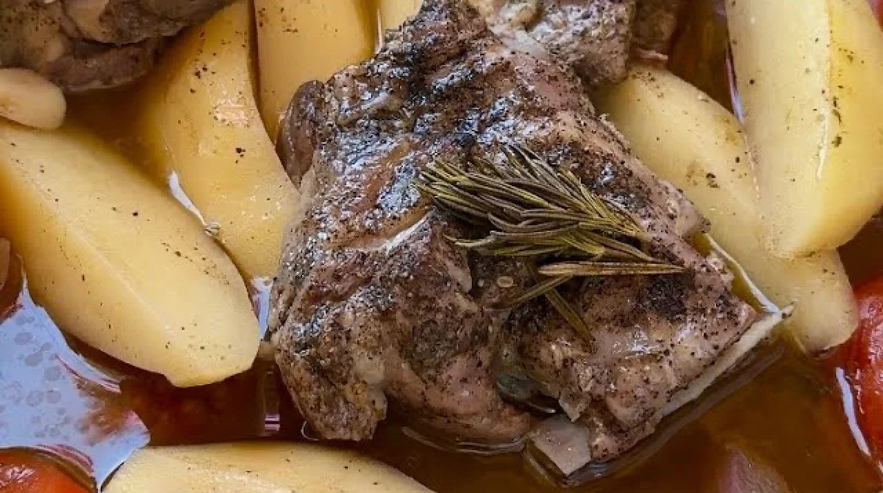 SLOW ROASTED GREEK LAMB