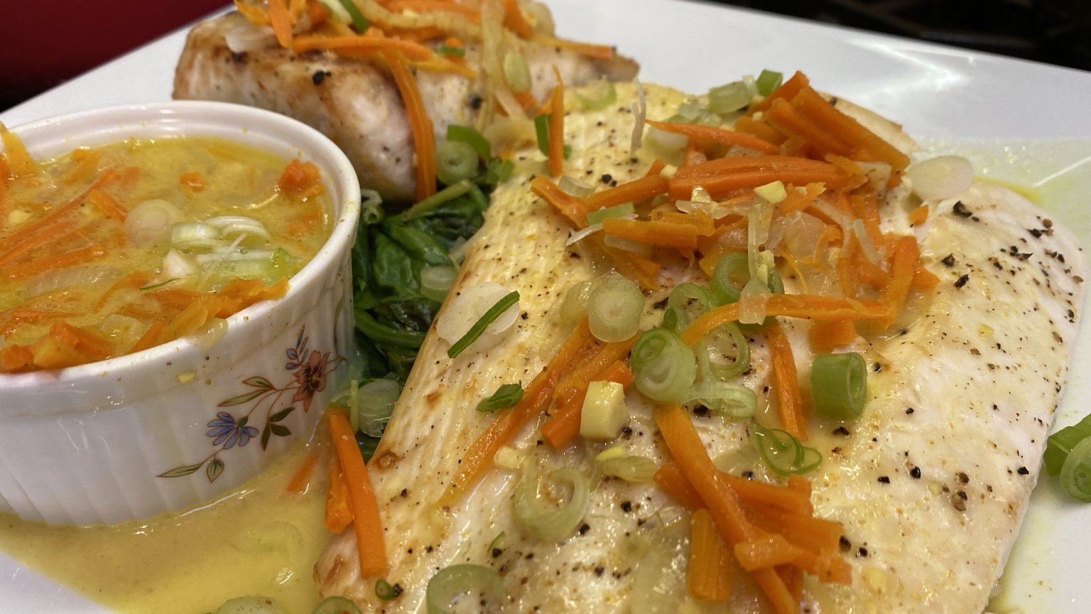 SEA BASS COCONUT CURRY