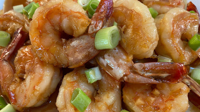 SWEET AND STICKY GARLIC BUTTER SHRIMP