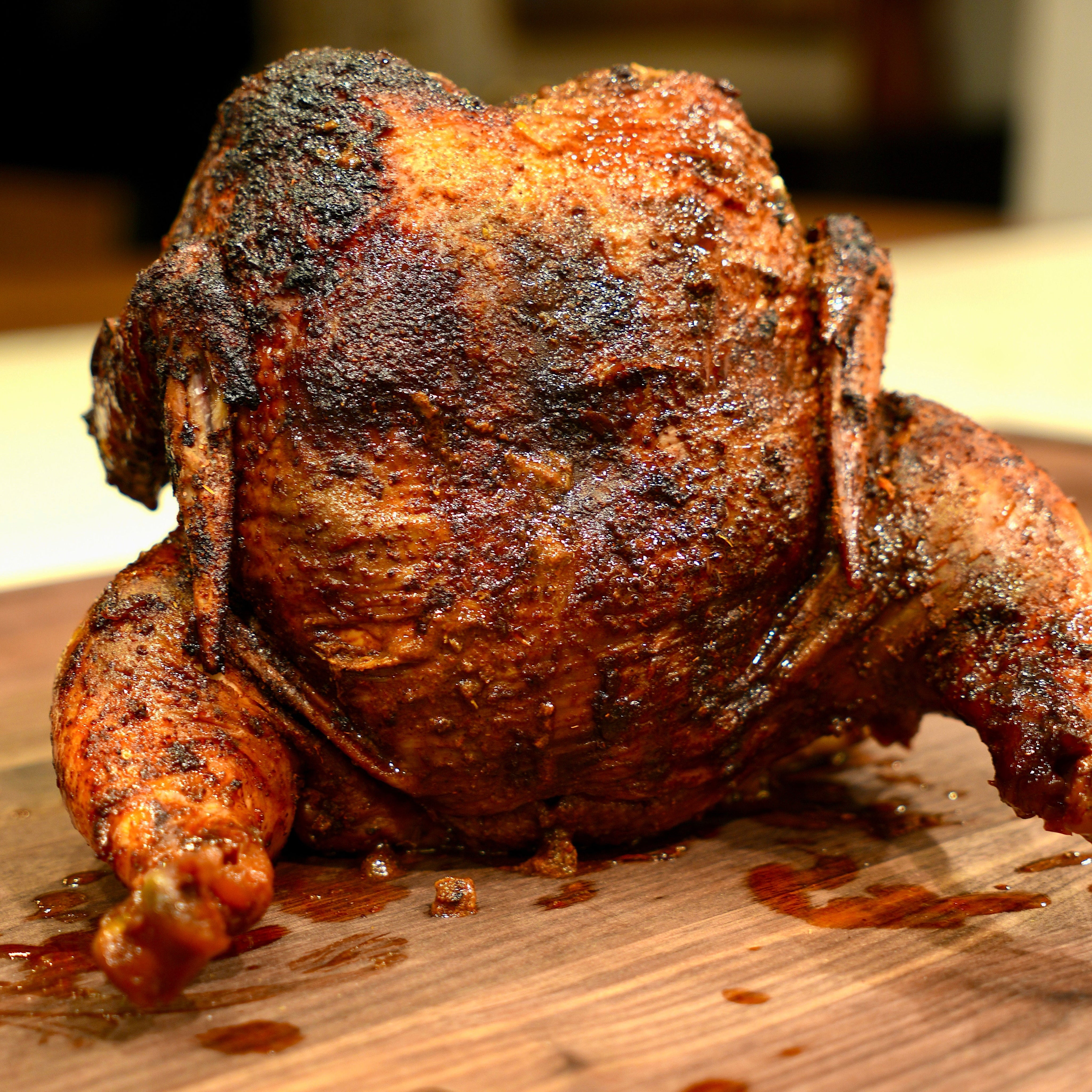 SWEET & SPICY BEER CAN CHICKEN