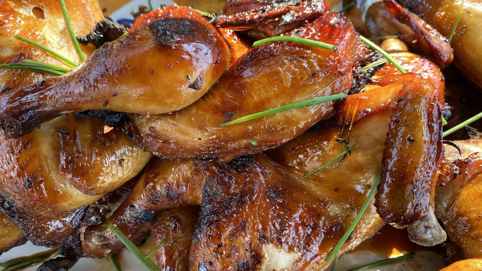 GRILLED TERIYAKI GAME HENS