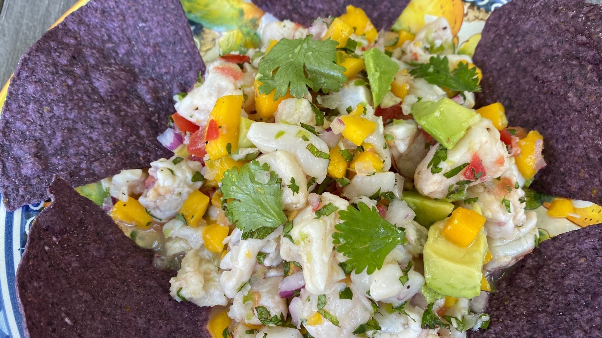 THE BEST MANGO CEVICHE