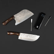 Ultimate Probe Bundle with 7.5-inch chef knife, 8-inch cleaver, two wireless meat probes and charging dock