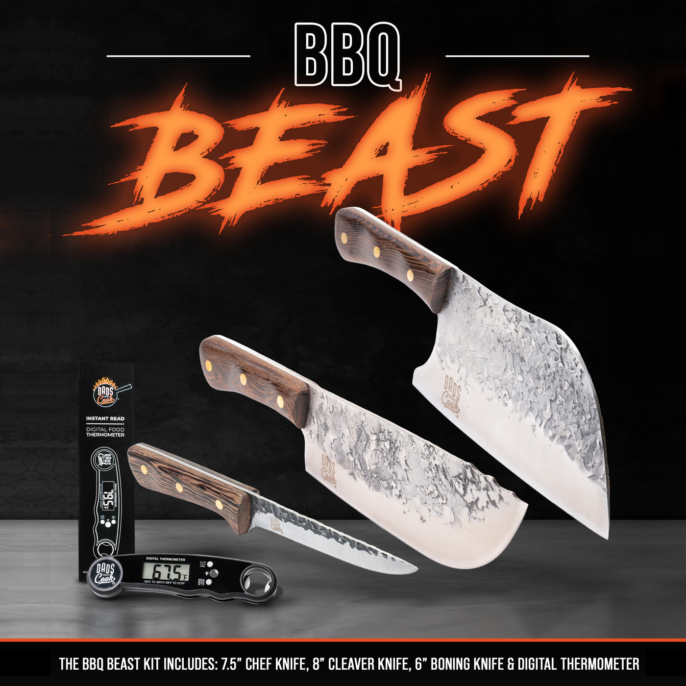 BBQ Dragon 6 Piece Ultimate Steak Knife Set BBQD470